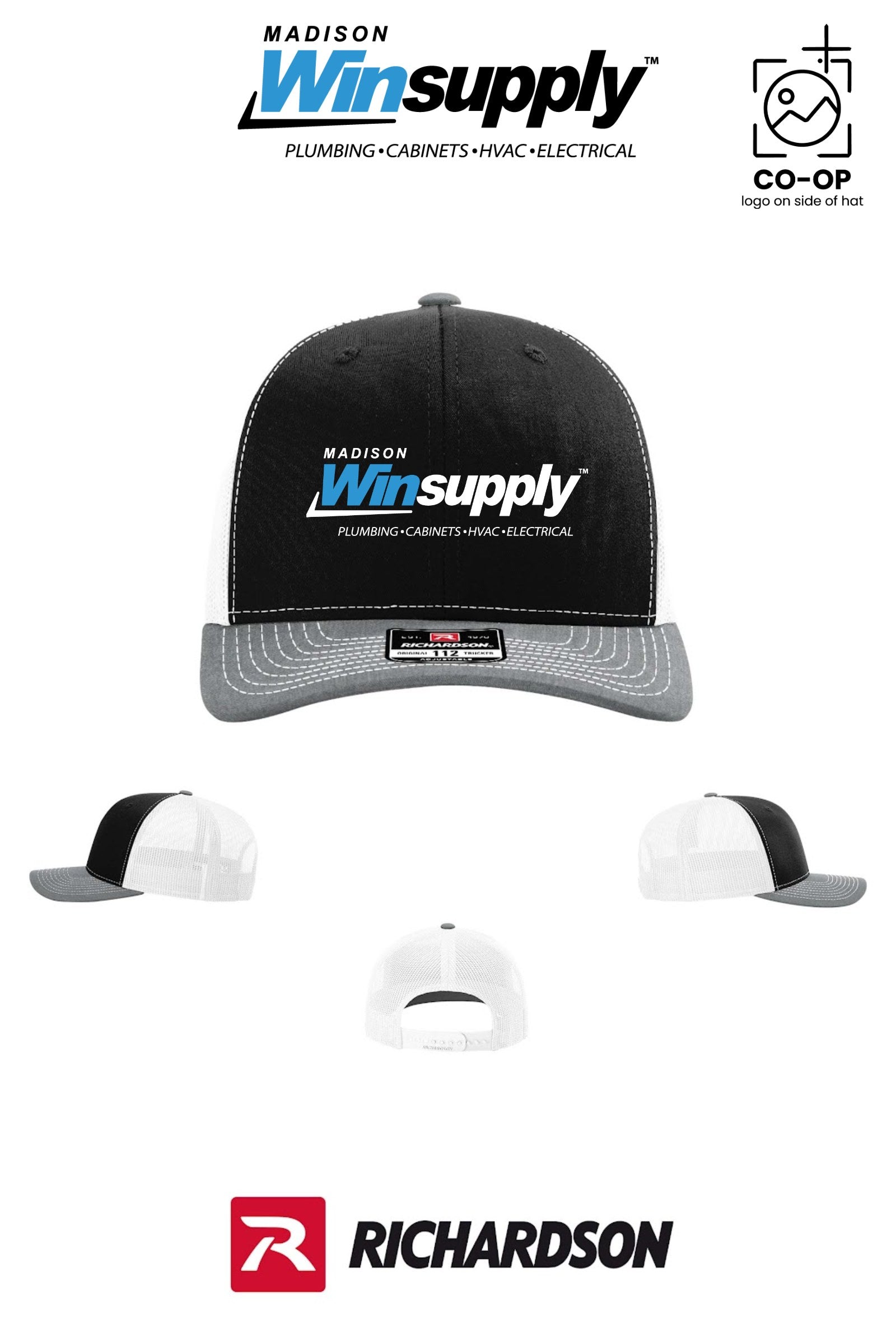 Richardson 112 Trucker Cap - Madison Winsupply