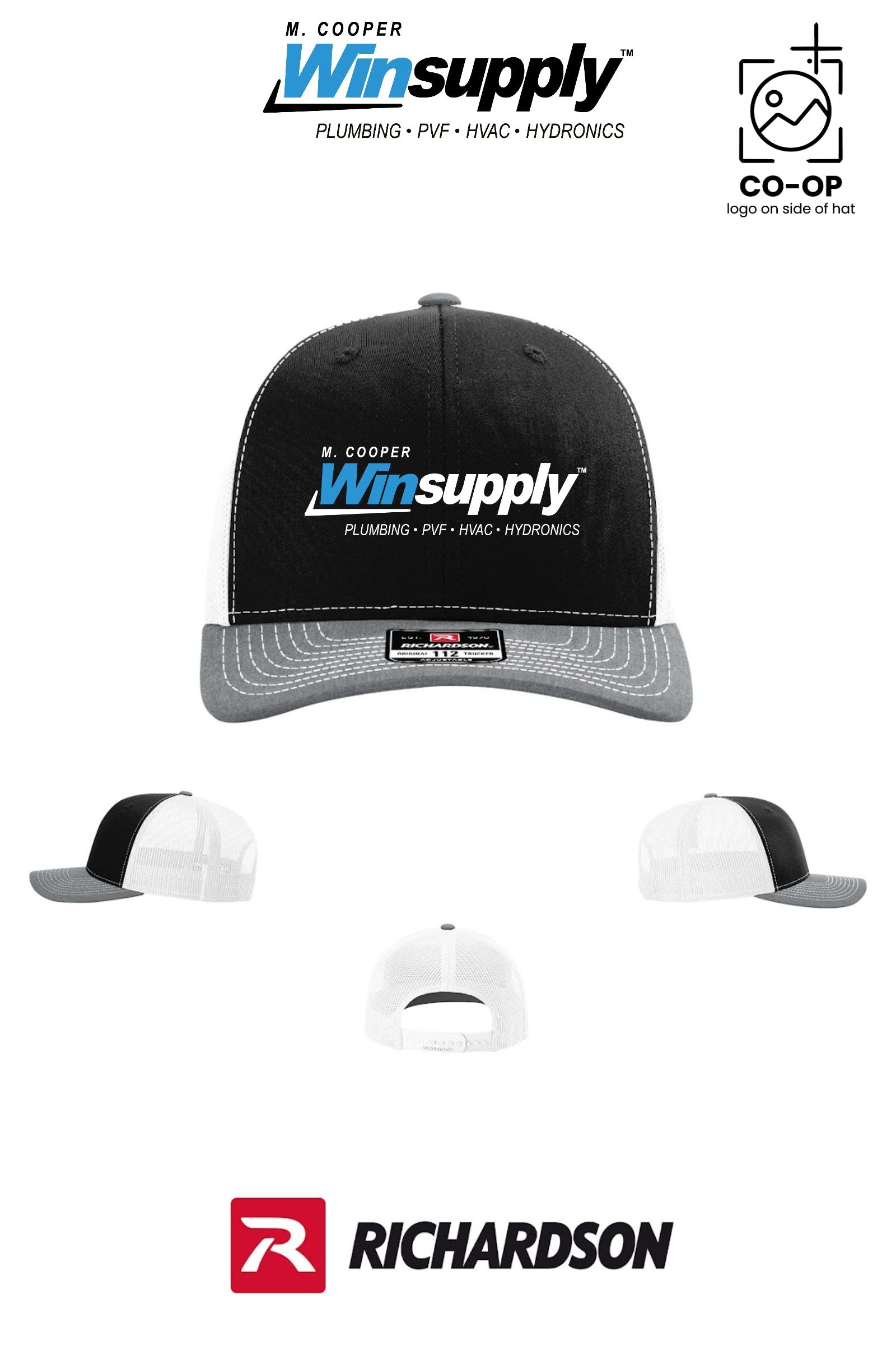 Richardson 112 Trucker Cap - M. Cooper Winsupply Co.