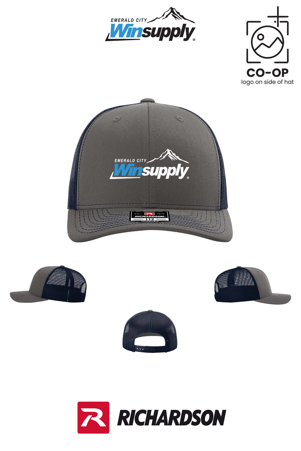 Richardson 112 Trucker Cap - Winsupply Emerald City