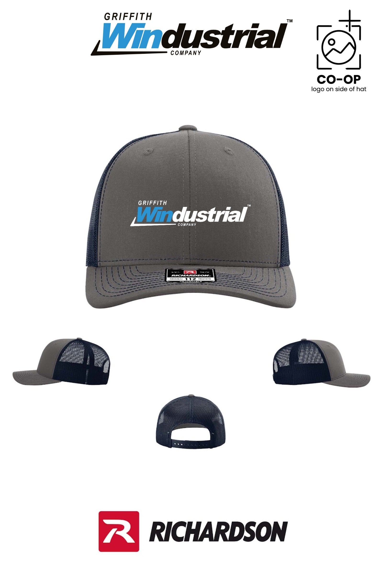 Richardson 112 Trucker Cap - Griffith Windustrial