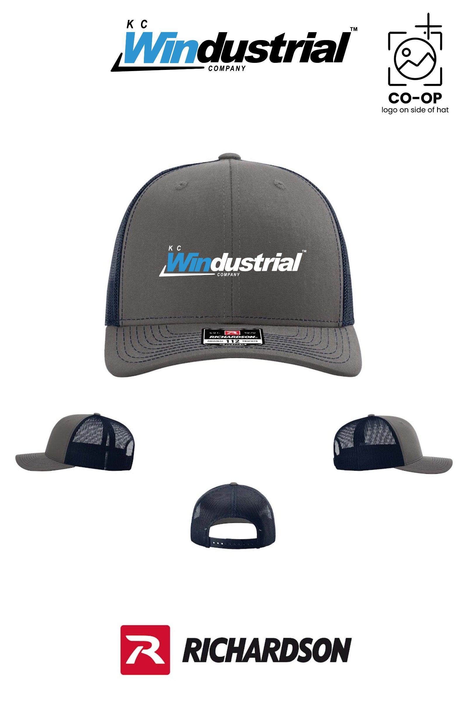 Richardson 112 Trucker Cap - KC Windustrial