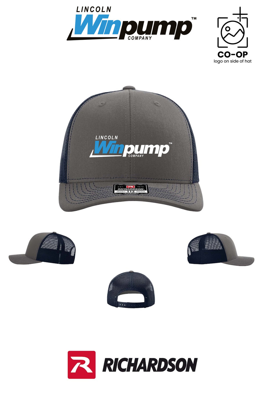 Richardson 112 Trucker Cap - Lincoln Winpump