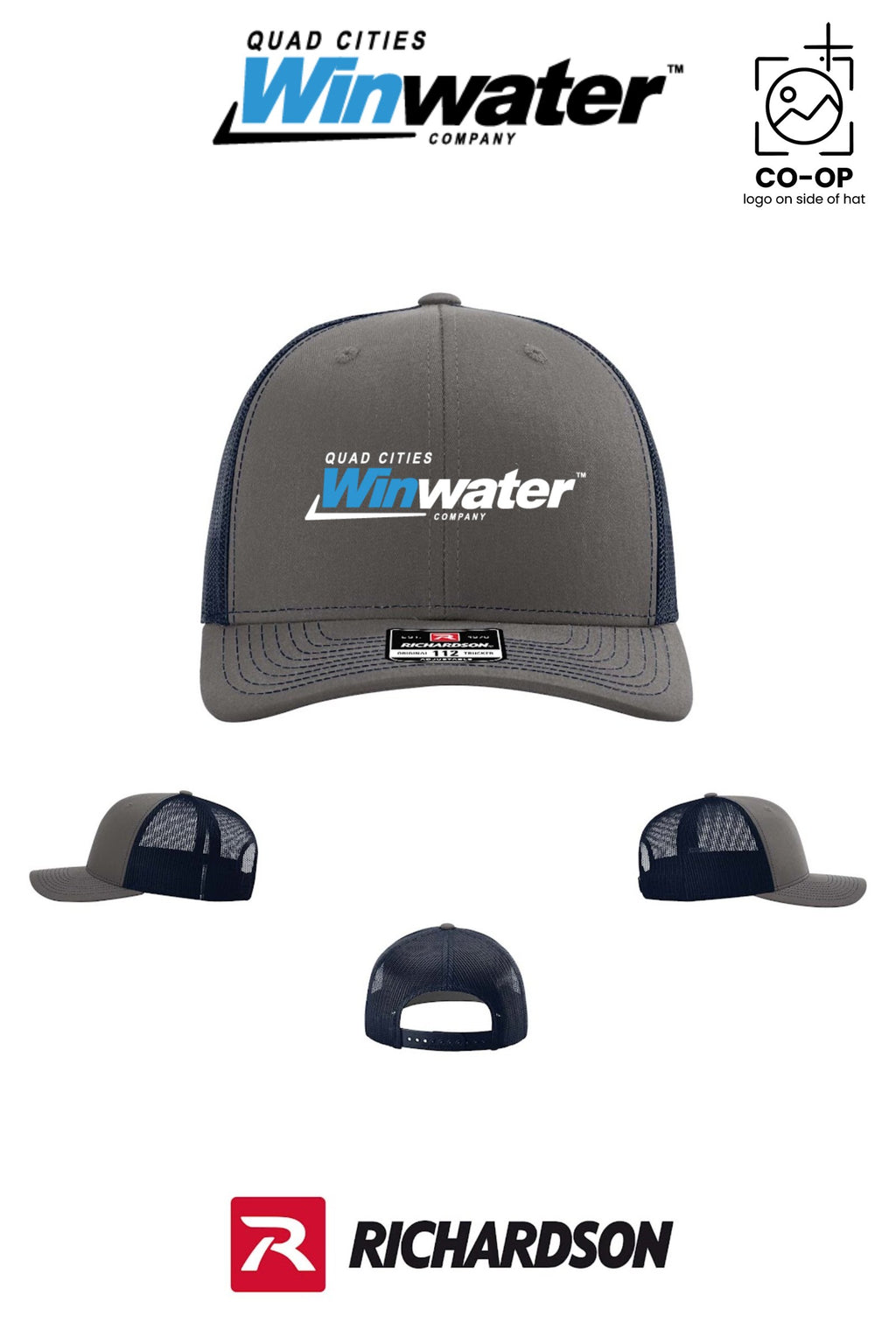 Richardson 112 Trucker Cap - Quad Cities Winwater