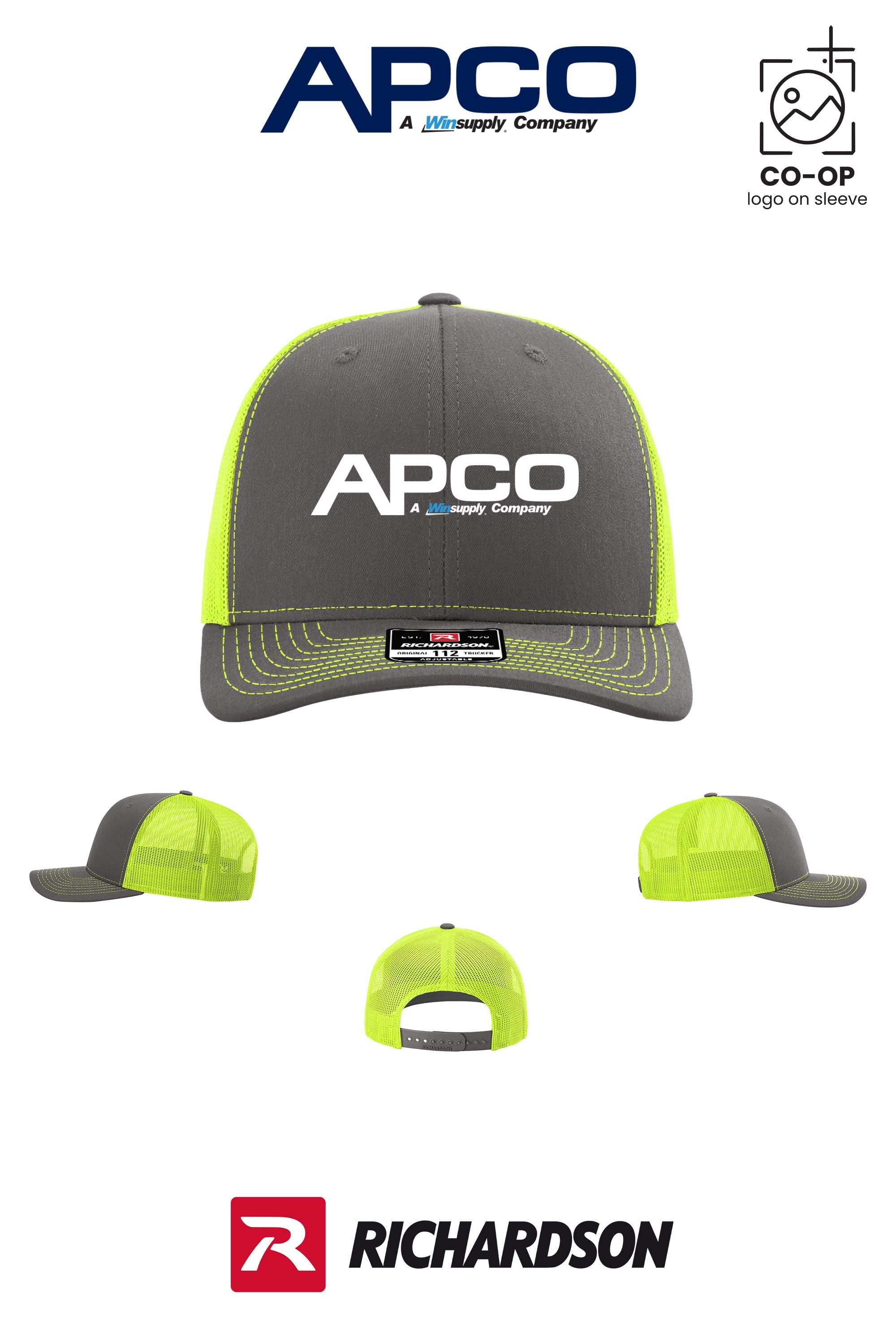Richardson 112 Trucker Cap - APCO Supply - Indianapolis