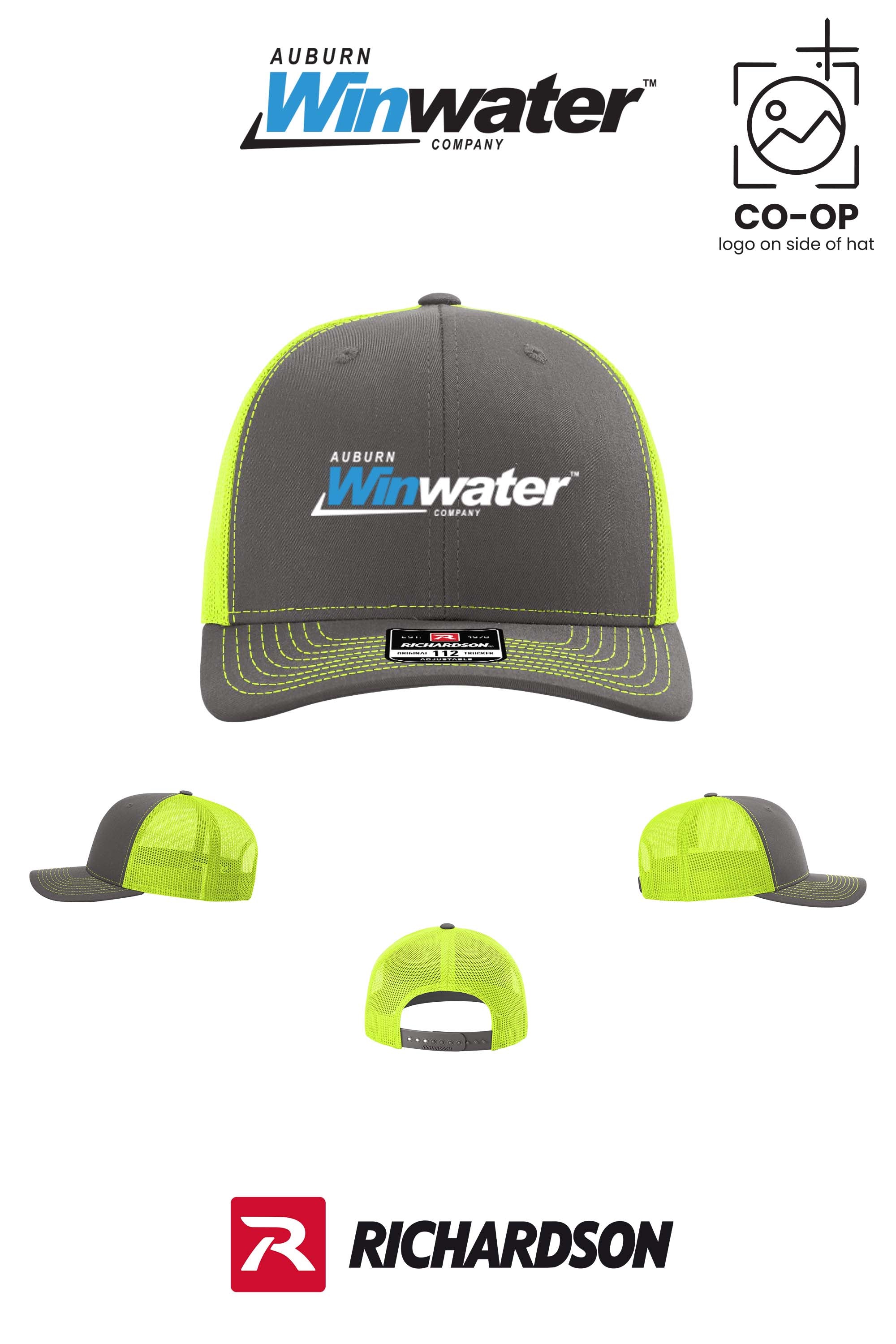 Richardson 112 Trucker Cap - Auburn Winwater