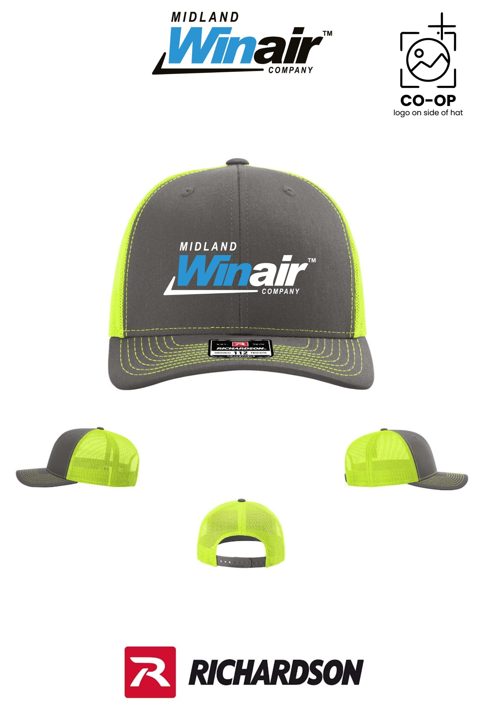 Richardson 112 Trucker Cap - Midland Winair