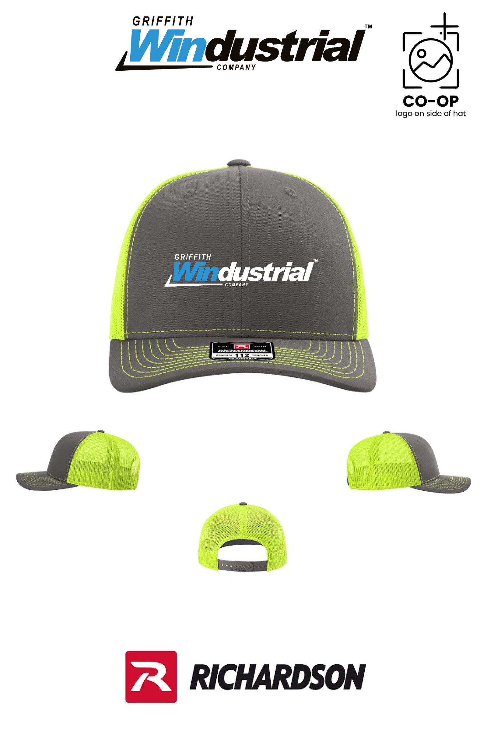 Richardson 112 Trucker Cap - Griffith Windustrial