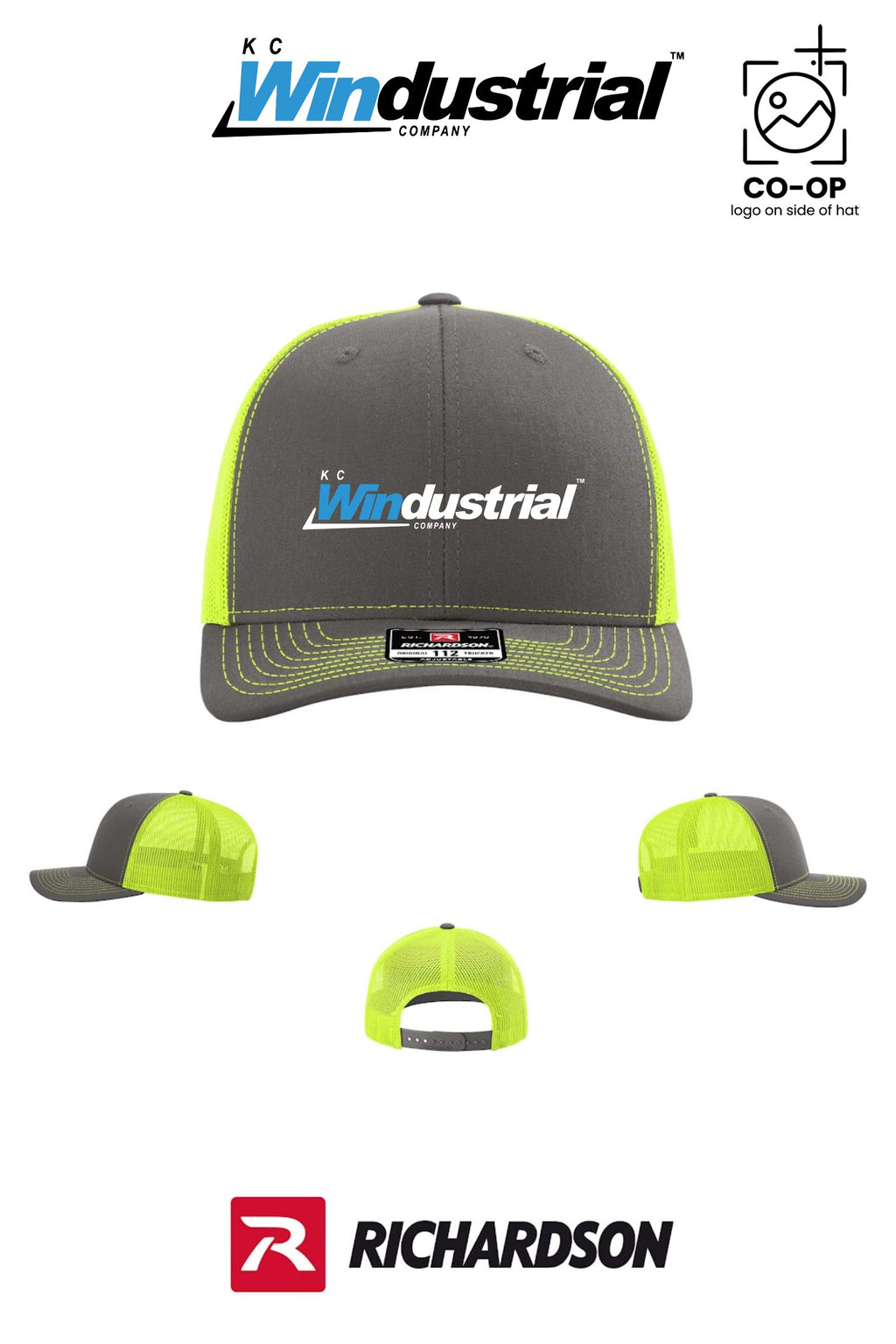 Richardson 112 Trucker Cap - KC Windustrial