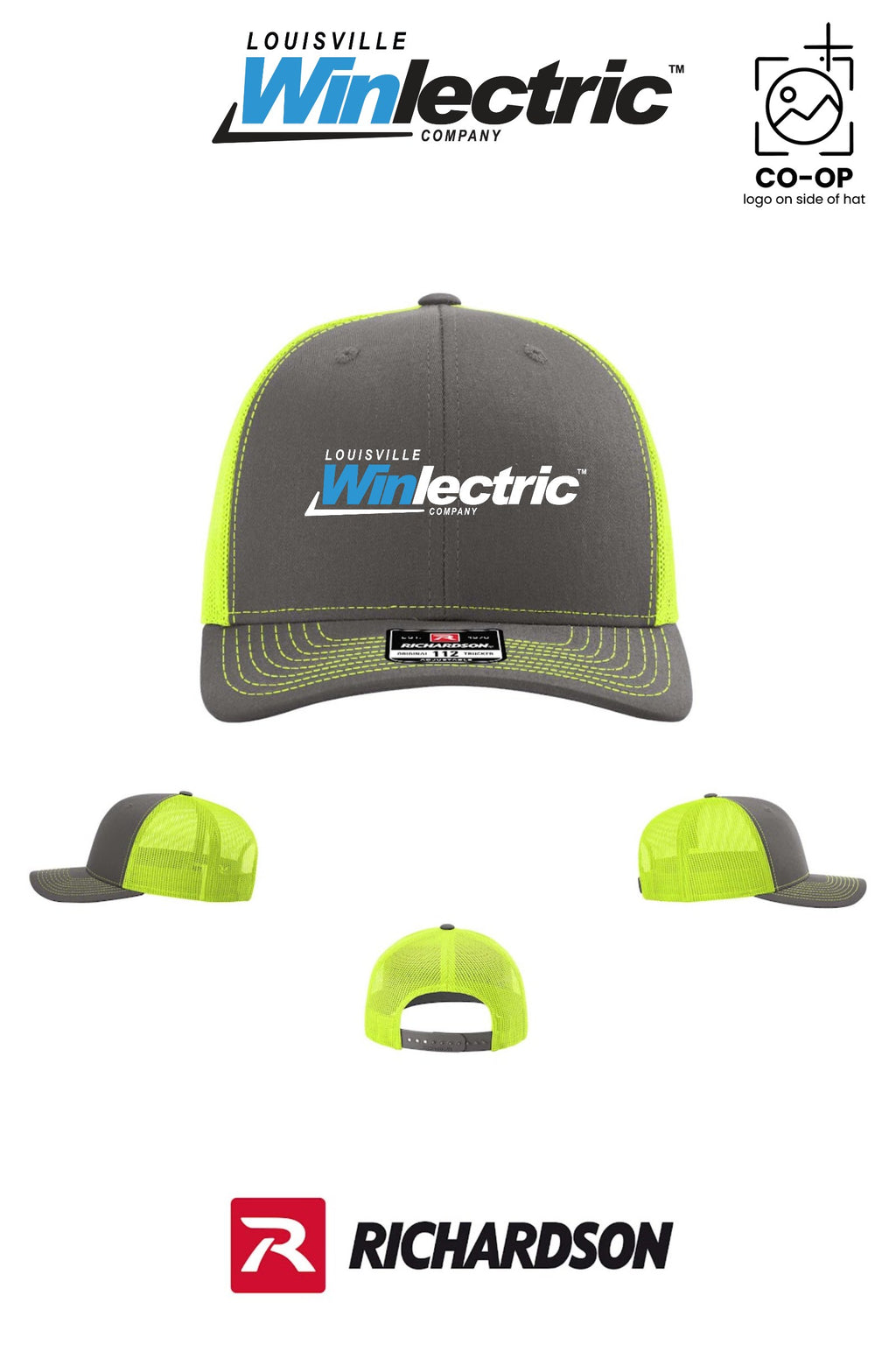 Richardson 112 Trucker Cap - Louisville Winlectric