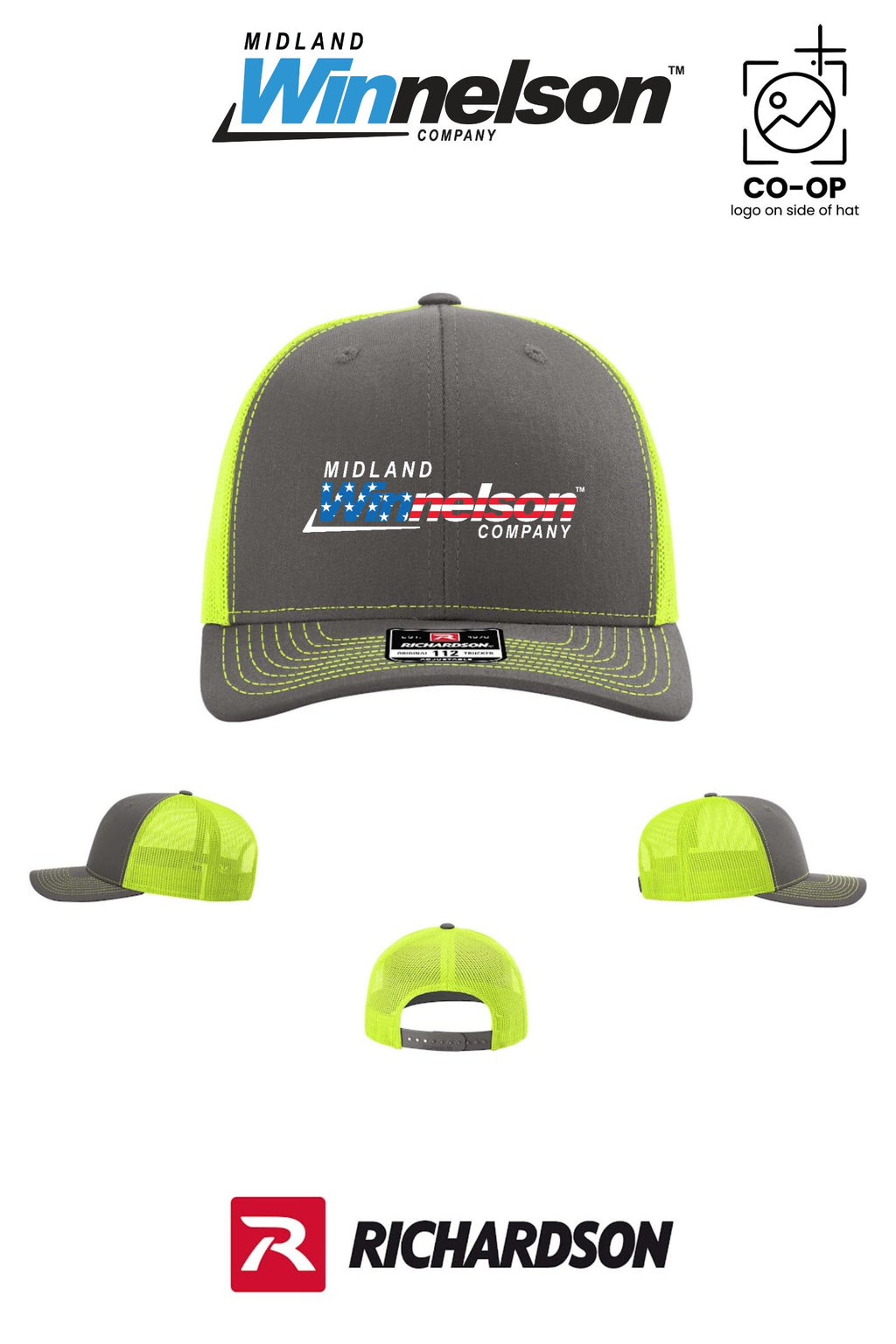 Richardson 112 Trucker Cap - Midland Winnelson - Patriot