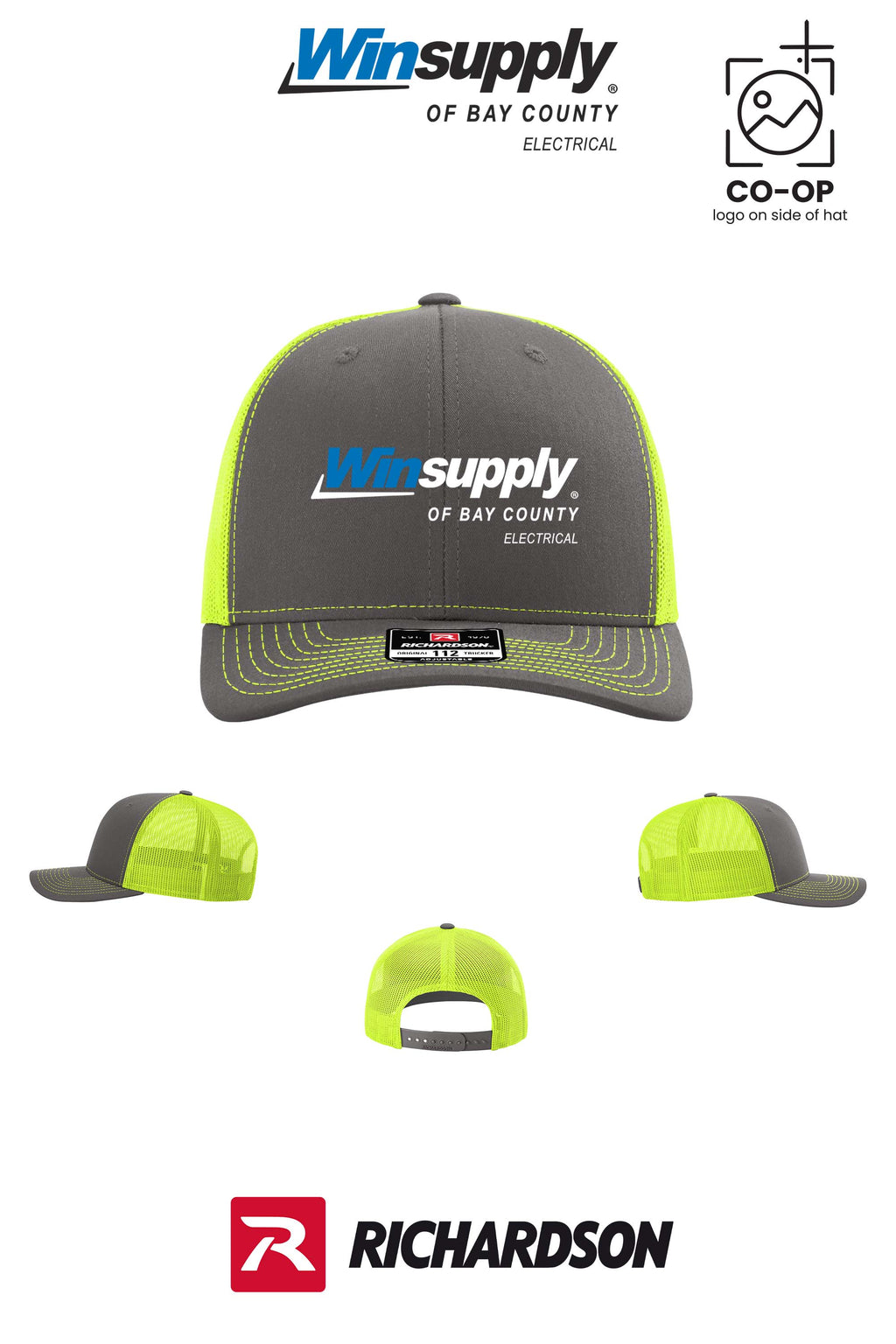 Richardson 112 Trucker Cap - Winsupply Bay County FL