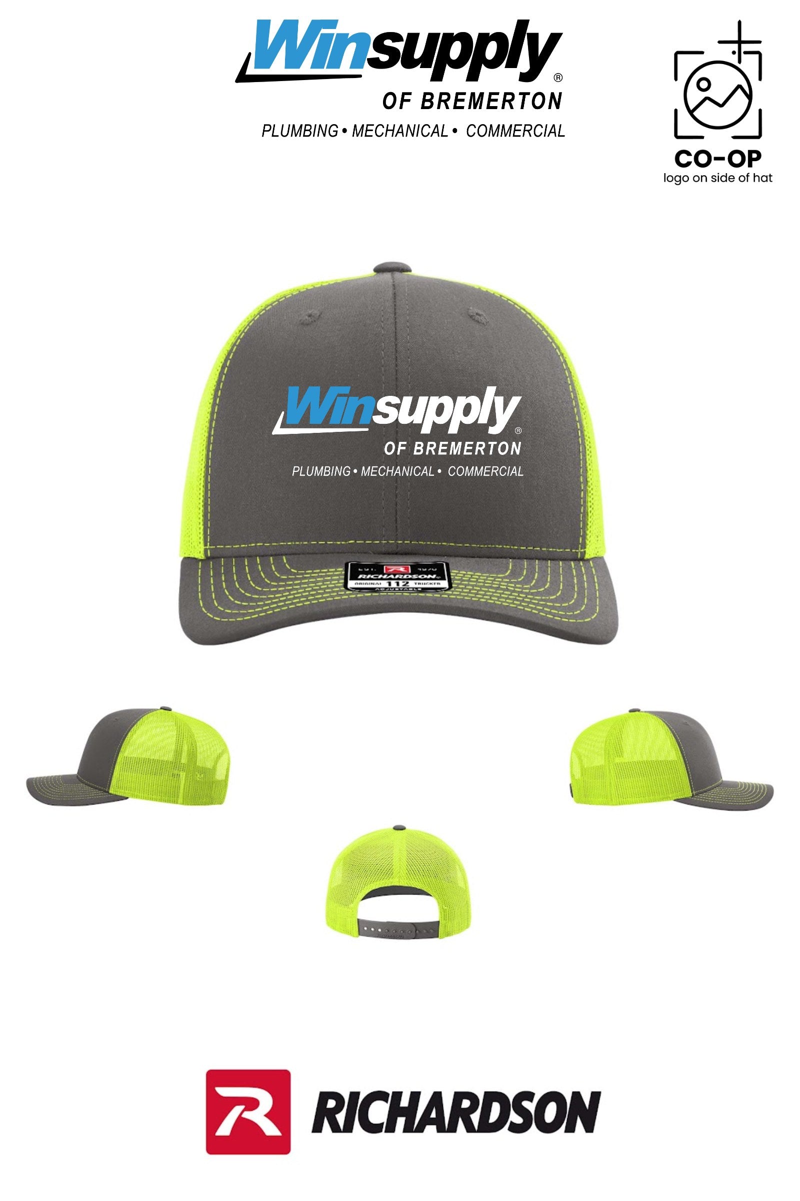 Richardson 112 Trucker Cap - Winsupply Bremerton WA CO.