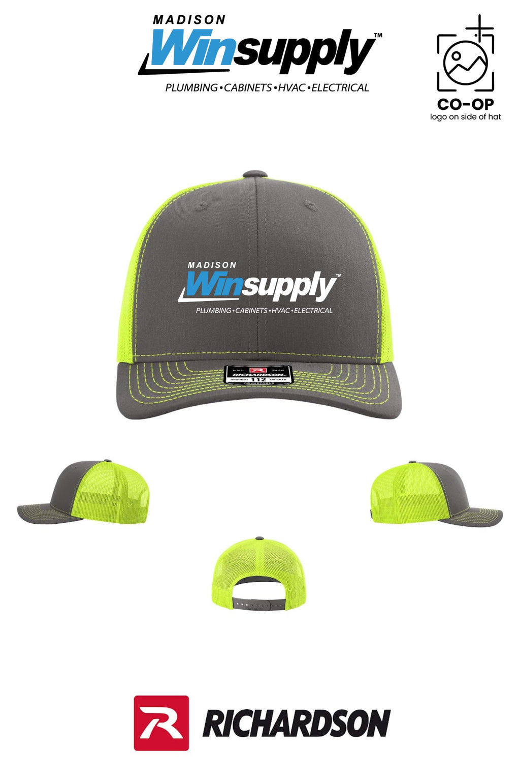 Richardson 112 Trucker Cap - Madison Winsupply
