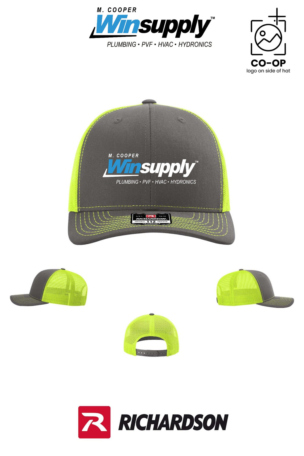 Richardson 112 Trucker Cap - M. Cooper Winsupply Co.