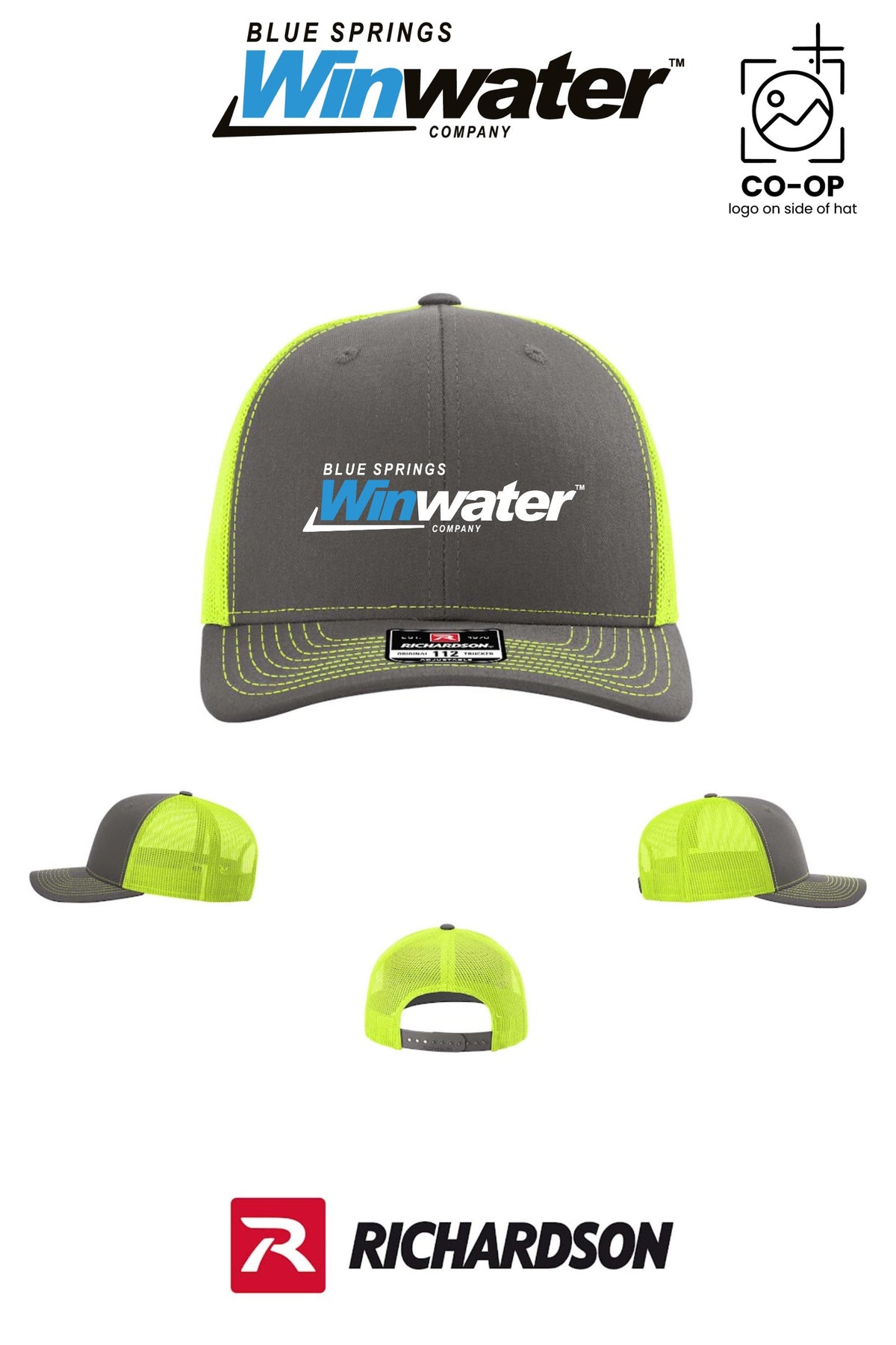 Richardson 112 Trucker Cap - Blue Springs Winwater