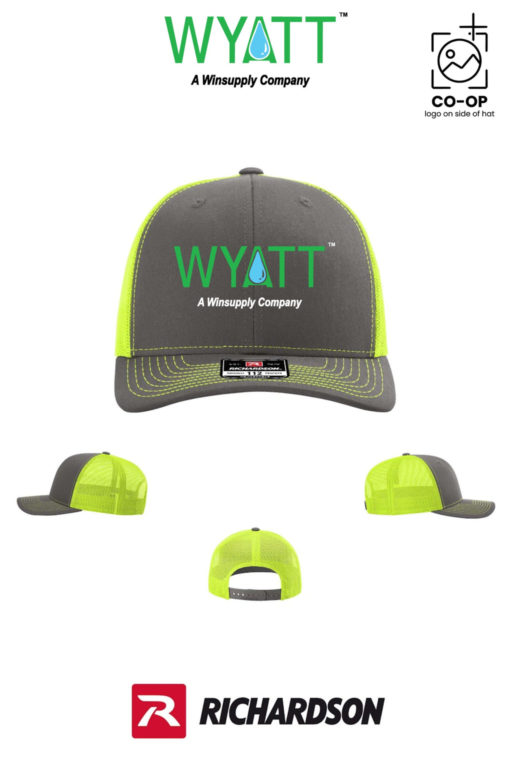 Richardson 112 Trucker Cap - Wyatt Irrigation of Santa Rosa
