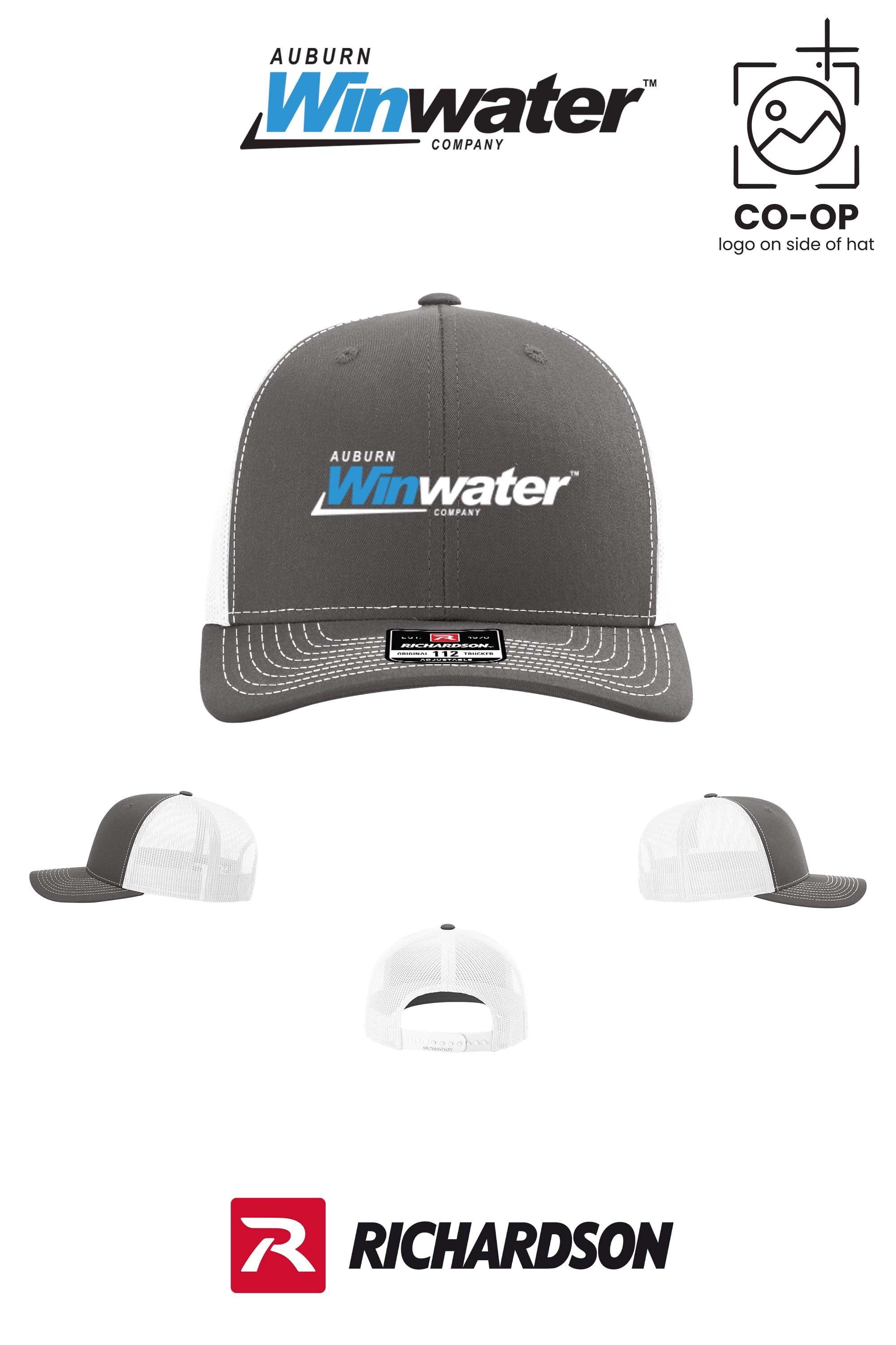 Richardson 112 Trucker Cap - Auburn Winwater