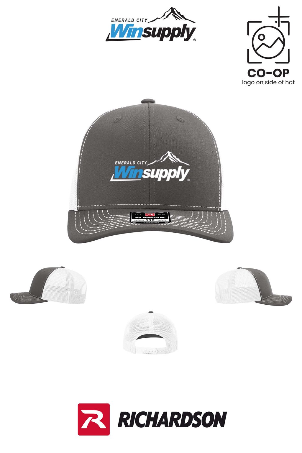Richardson 112 Trucker Cap - Winsupply Emerald City