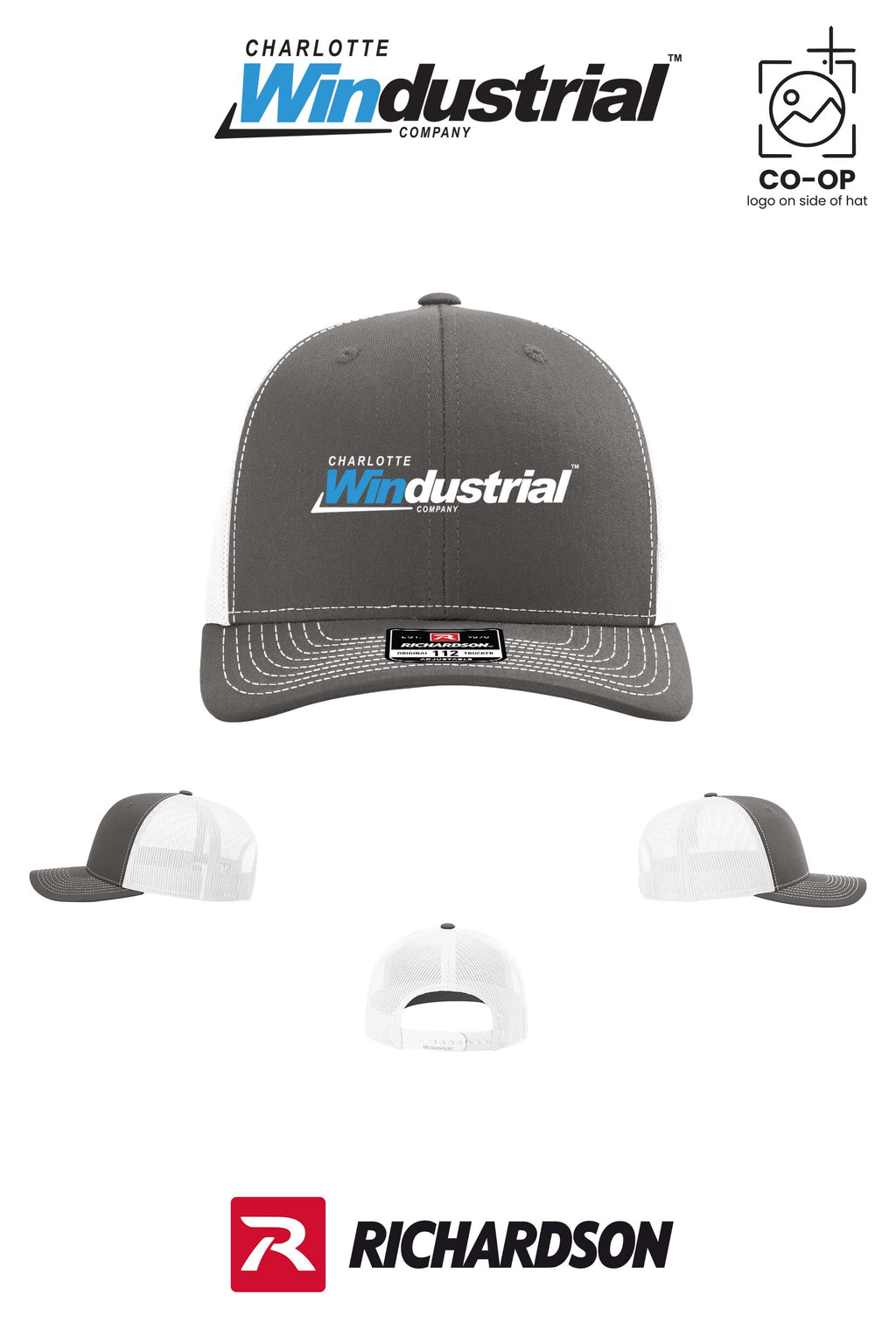 Richardson 112 Trucker Cap - Charlotte Windustrial