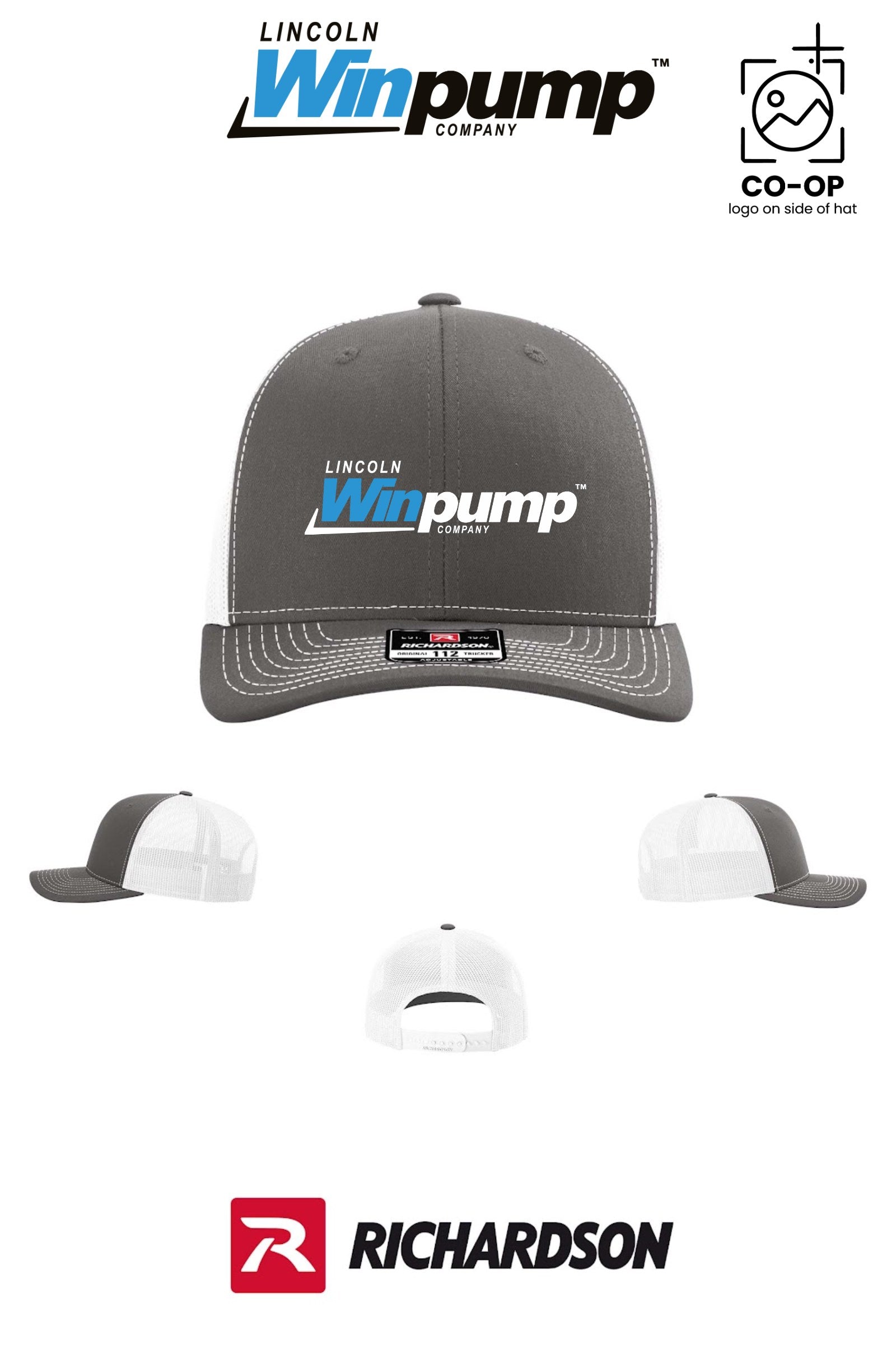 Richardson 112 Trucker Cap - Lincoln Winpump