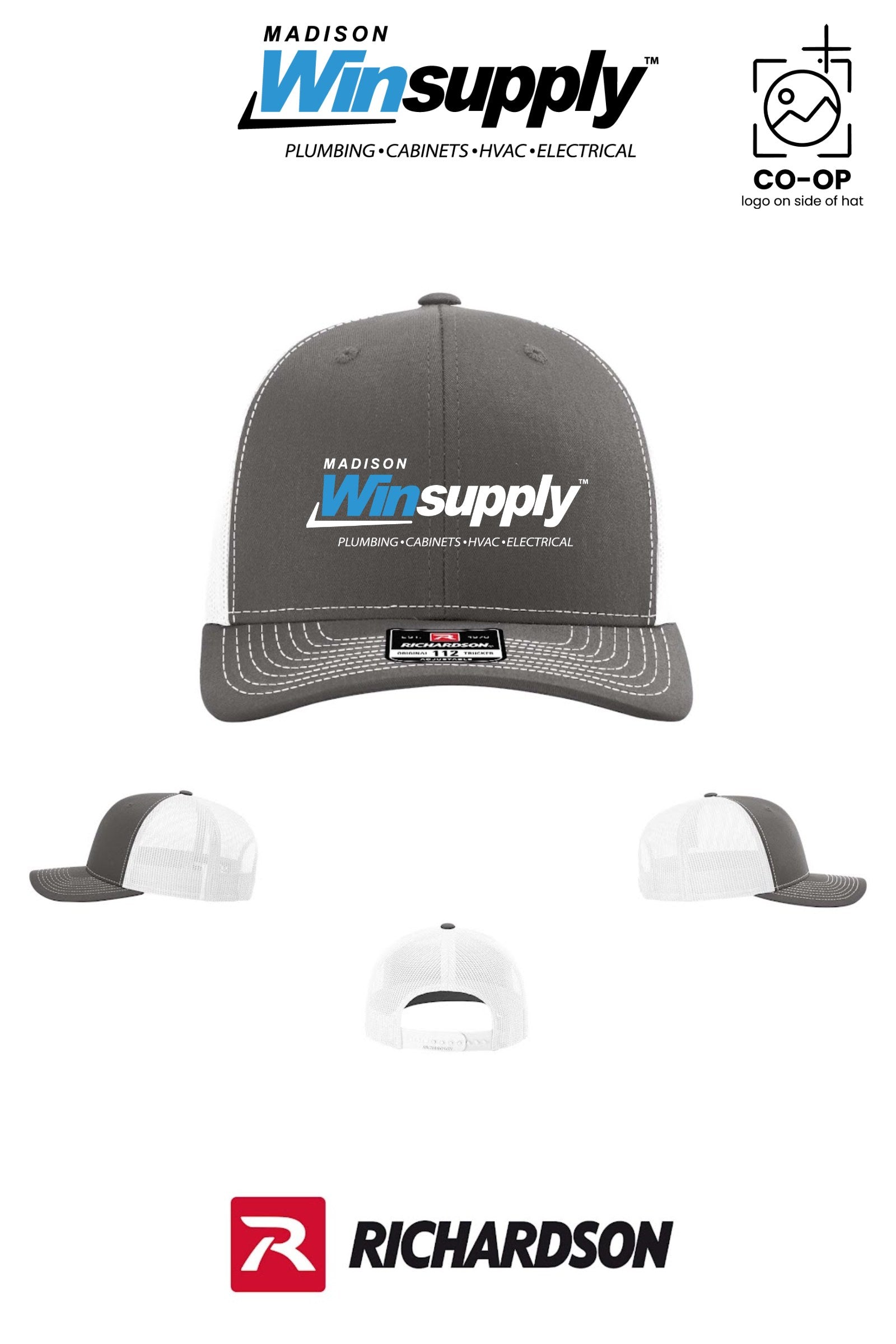 Richardson 112 Trucker Cap - Madison Winsupply