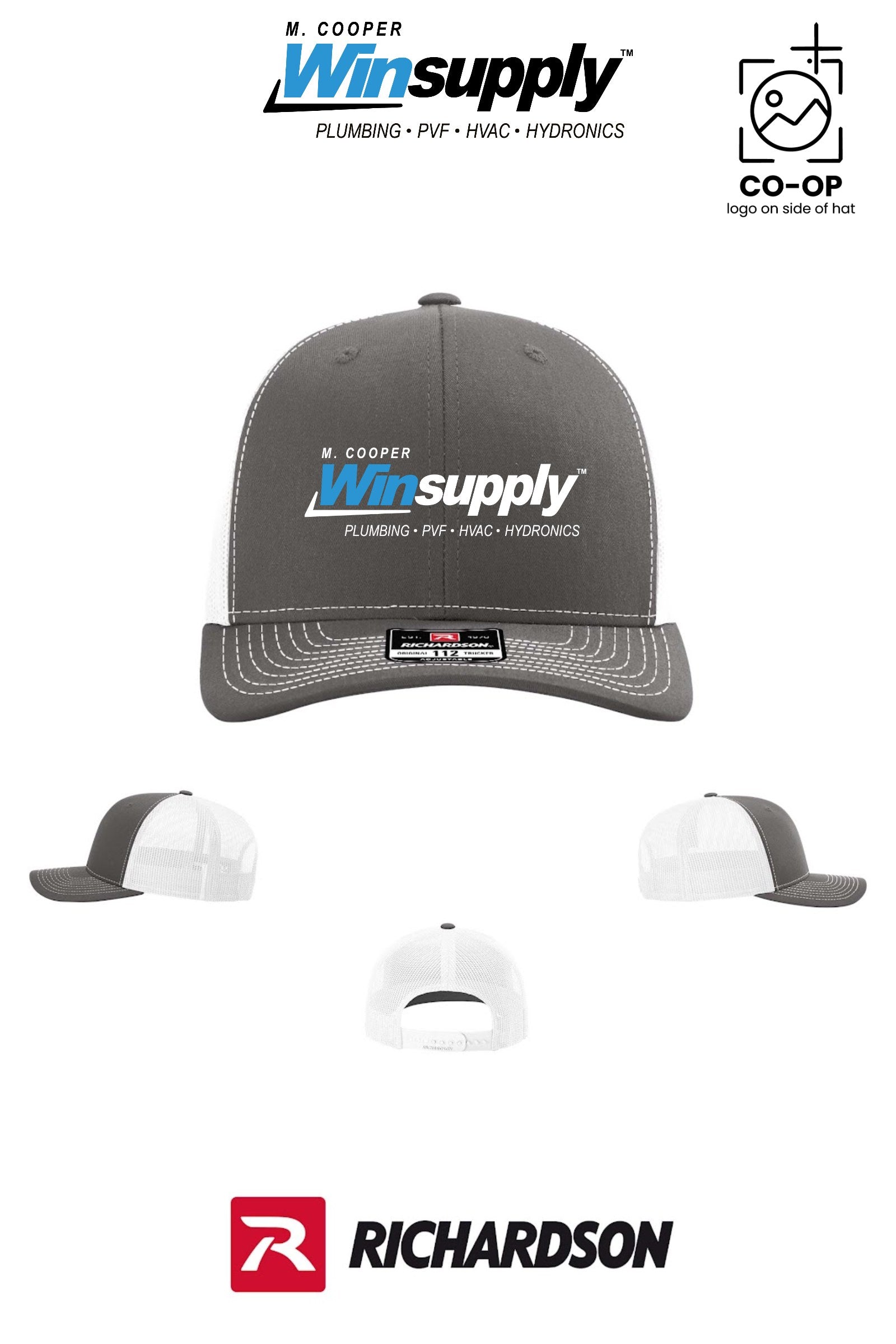 Richardson 112 Trucker Cap - M. Cooper Winsupply Co.