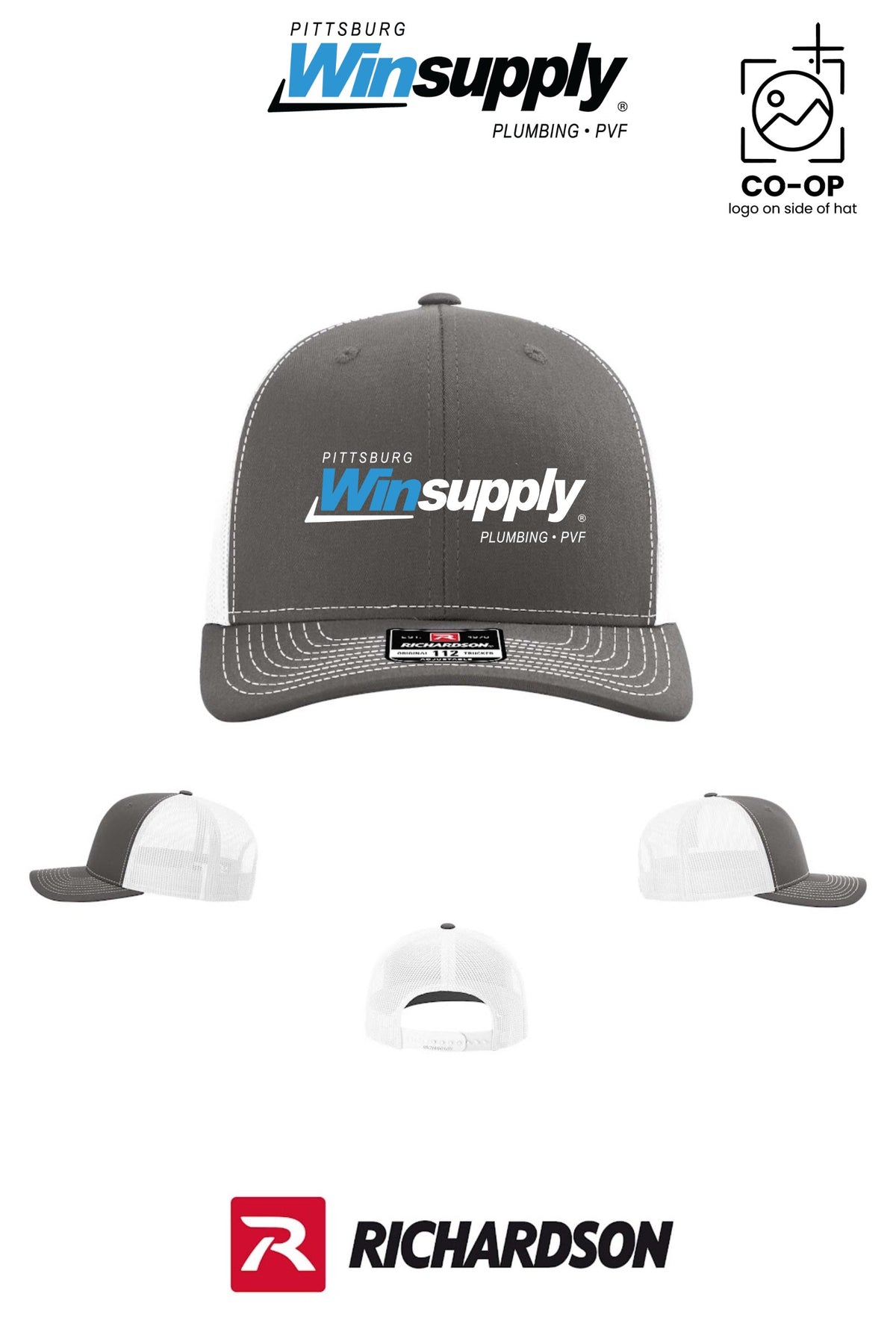 Richardson 112 Trucker Cap - Pittsburg Winsupply