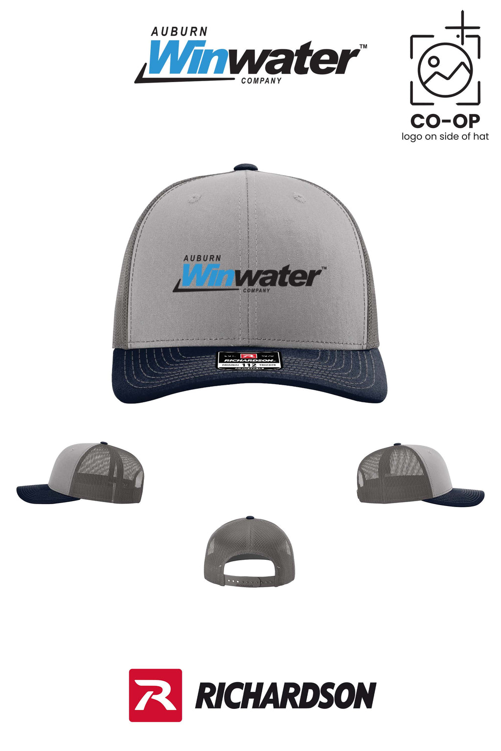 Richardson 112 Trucker Cap - Auburn Winwater