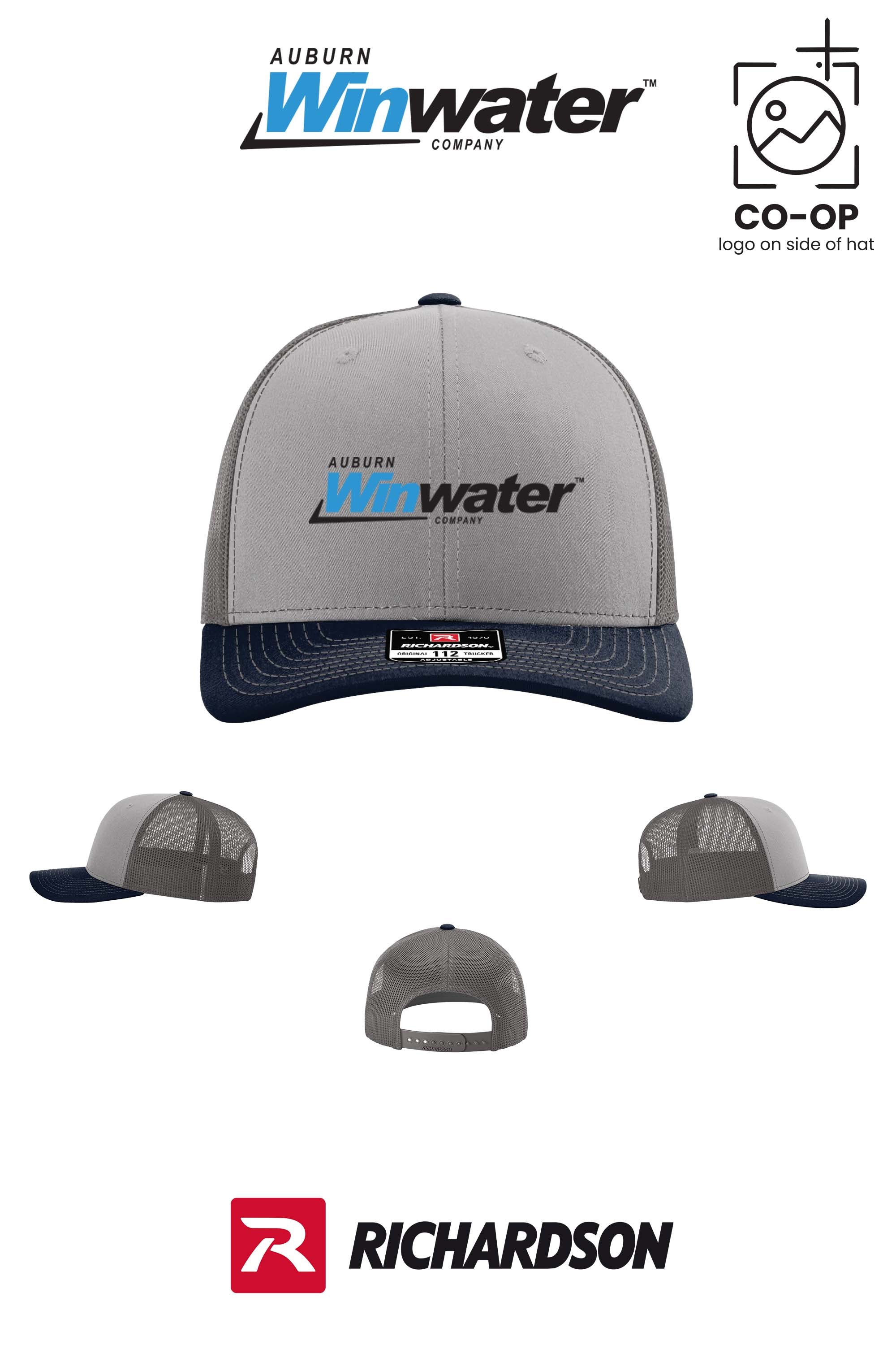 Richardson 112 Trucker Cap - Auburn Winwater