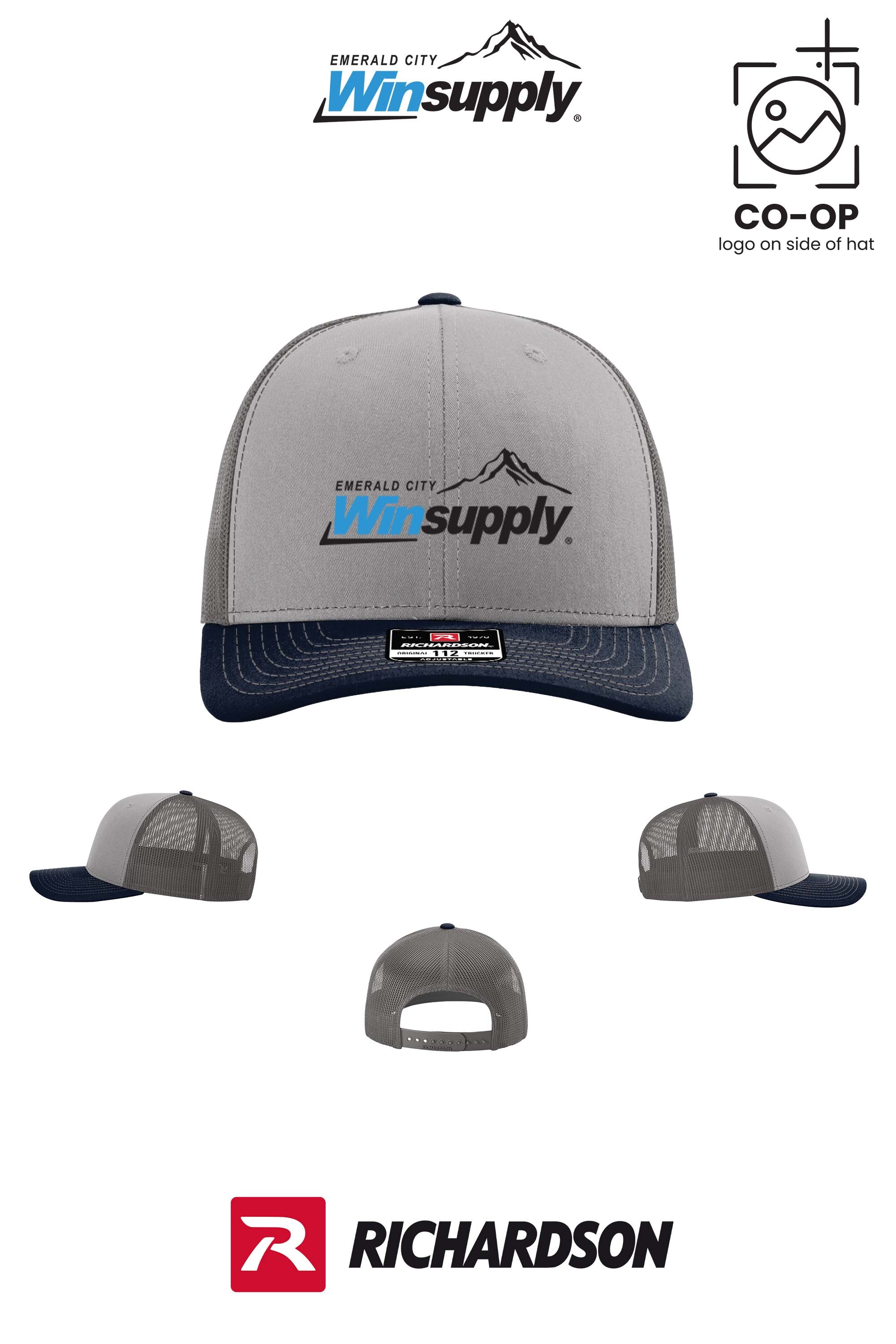 Richardson 112 Trucker Cap - Winsupply Emerald City