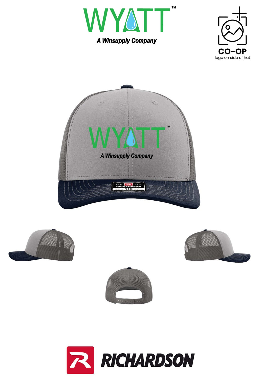 Richardson 112 Trucker Cap - Wyatt Irrigation of Santa Rosa