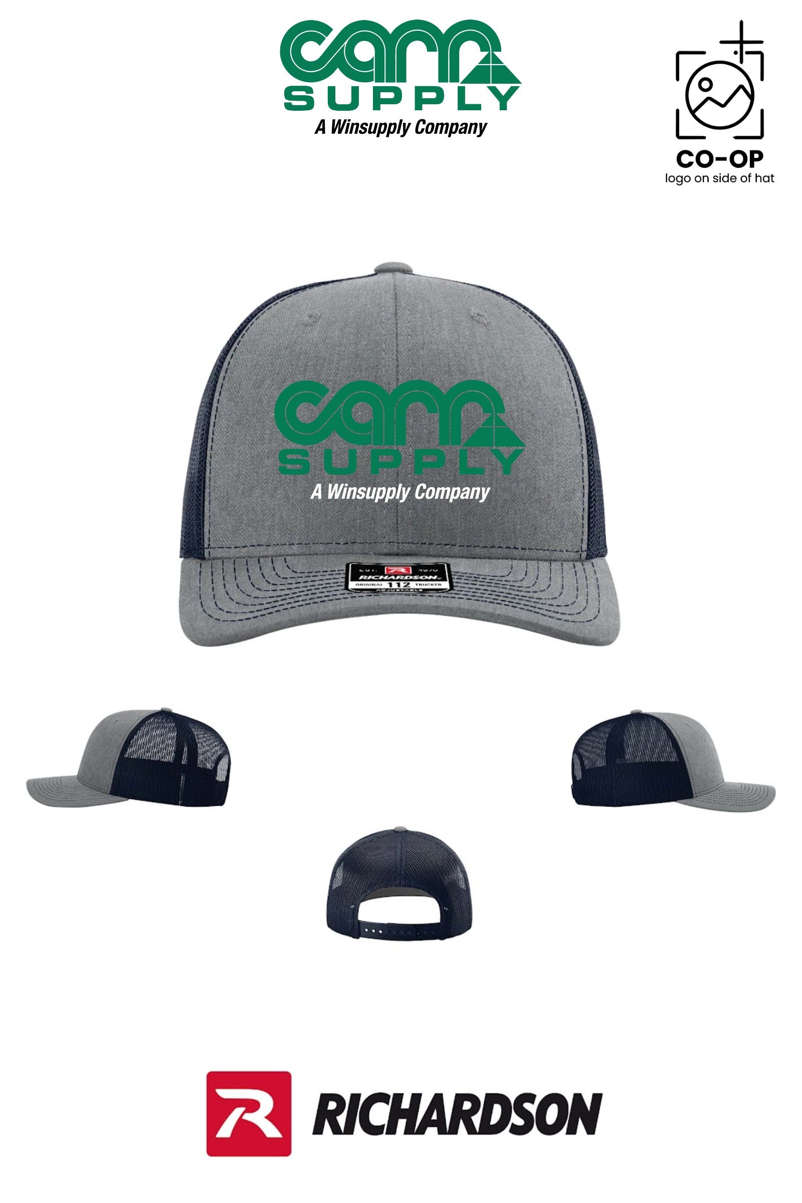 Richardson 112 Trucker Cap - Carr Supply - Athens