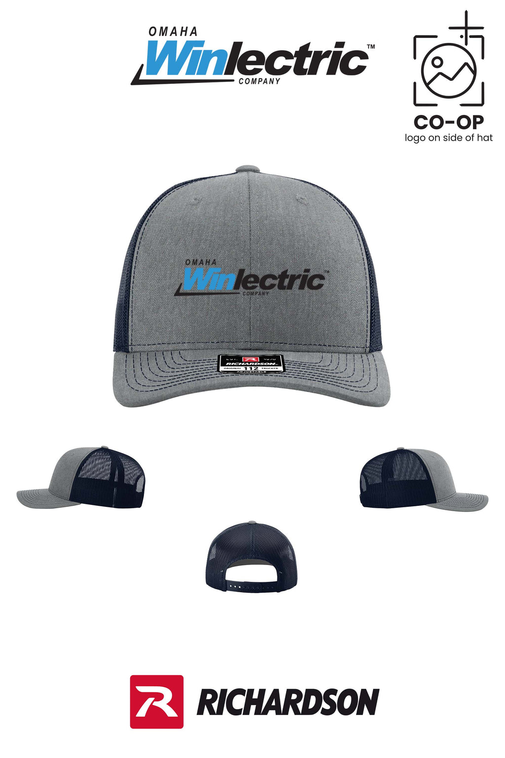 Richardson 112 Trucker Cap - Omaha Winlectric