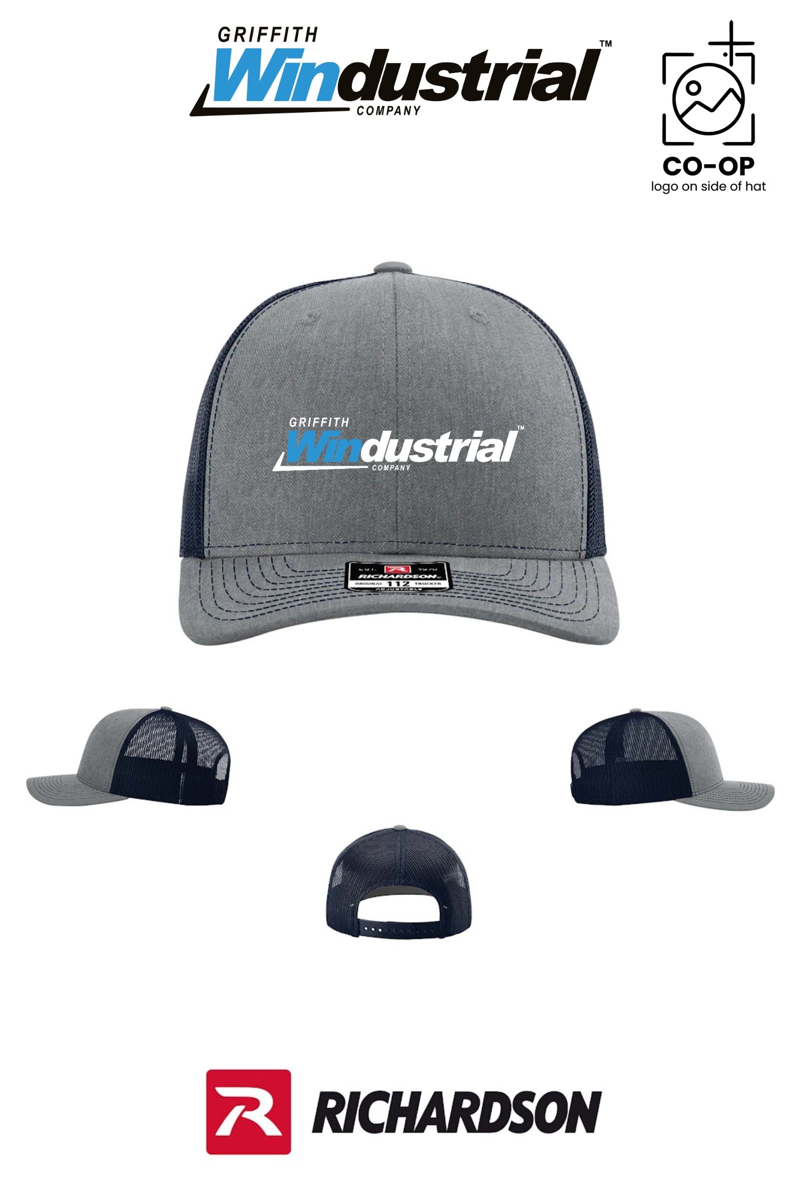 Richardson 112 Trucker Cap - Griffith Windustrial