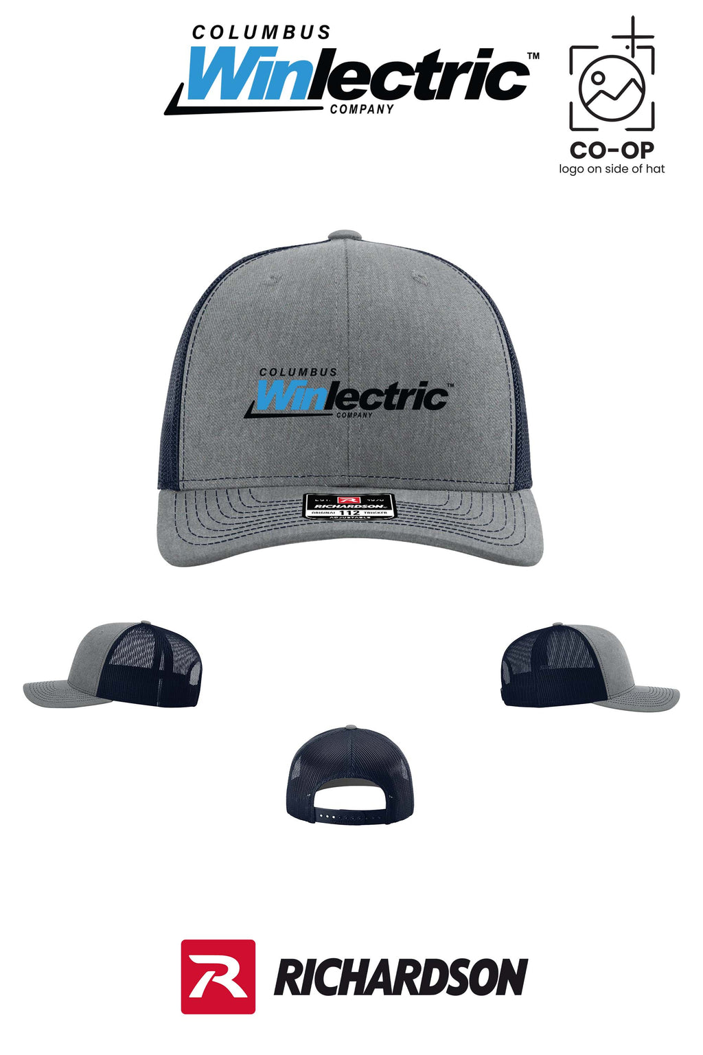 Richardson 112 Trucker Cap - Columbus Winlectric