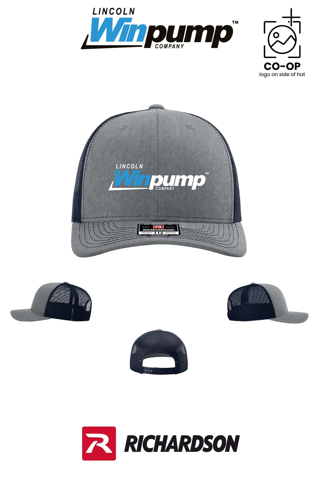 Richardson 112 Trucker Cap - Lincoln Winpump