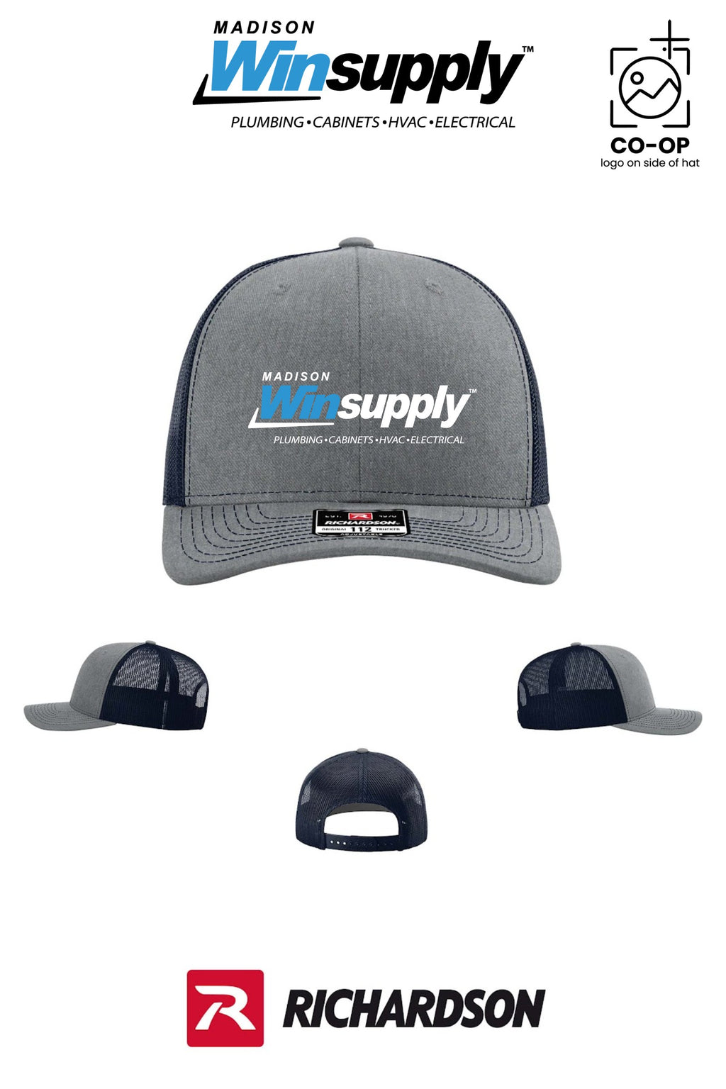 Richardson 112 Trucker Cap - Madison Winsupply