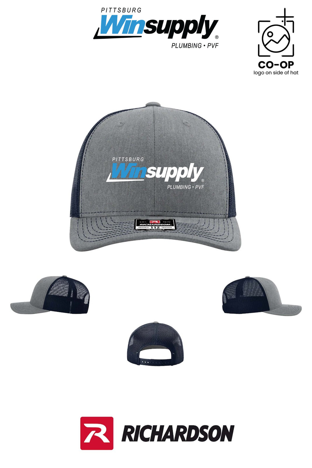 Richardson 112 Trucker Cap - Pittsburg Winsupply