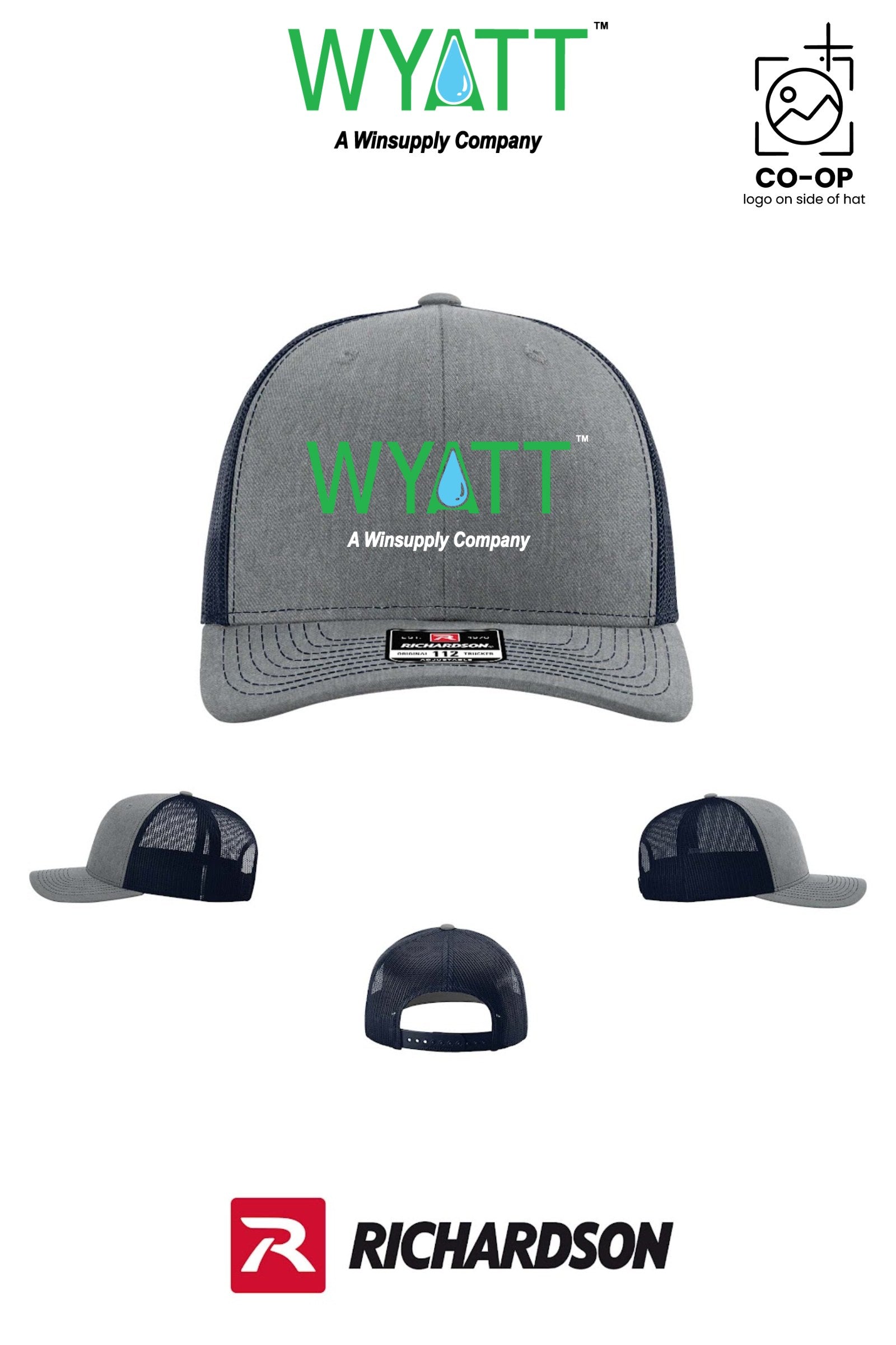Richardson 112 Trucker Cap - Wyatt Irrigation of Santa Rosa
