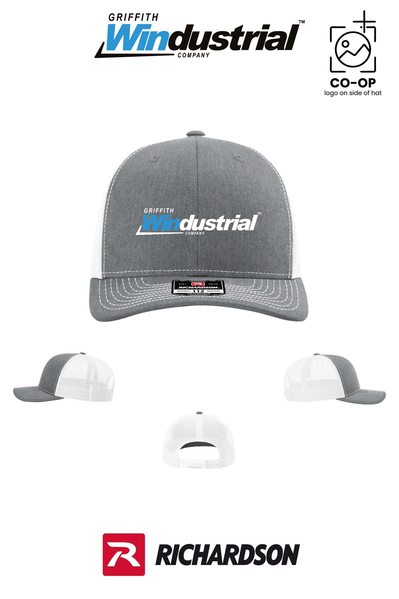 Richardson 112 Trucker Cap - Griffith Windustrial