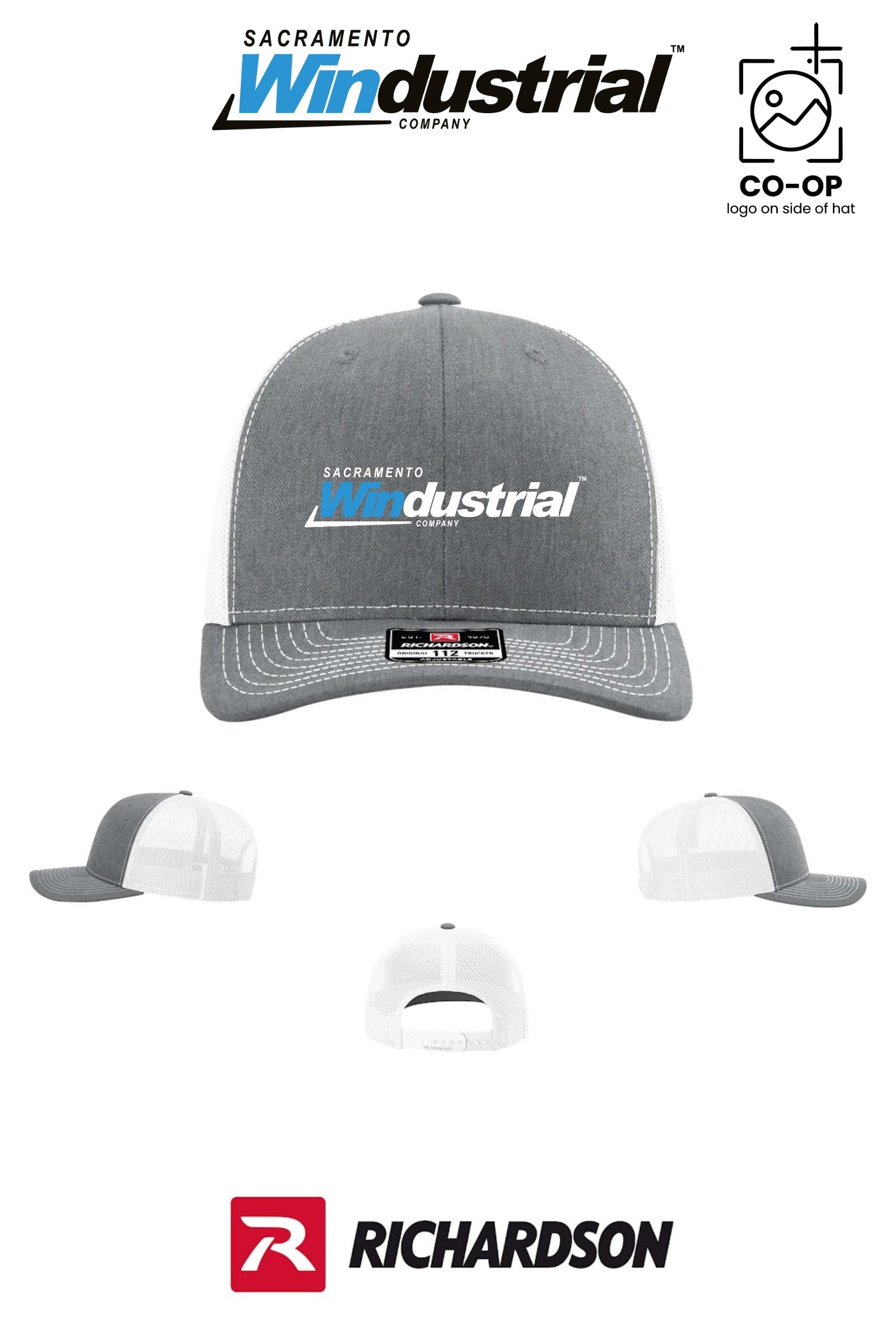 Richardson 112 Trucker Cap - Sacramento Windustrial