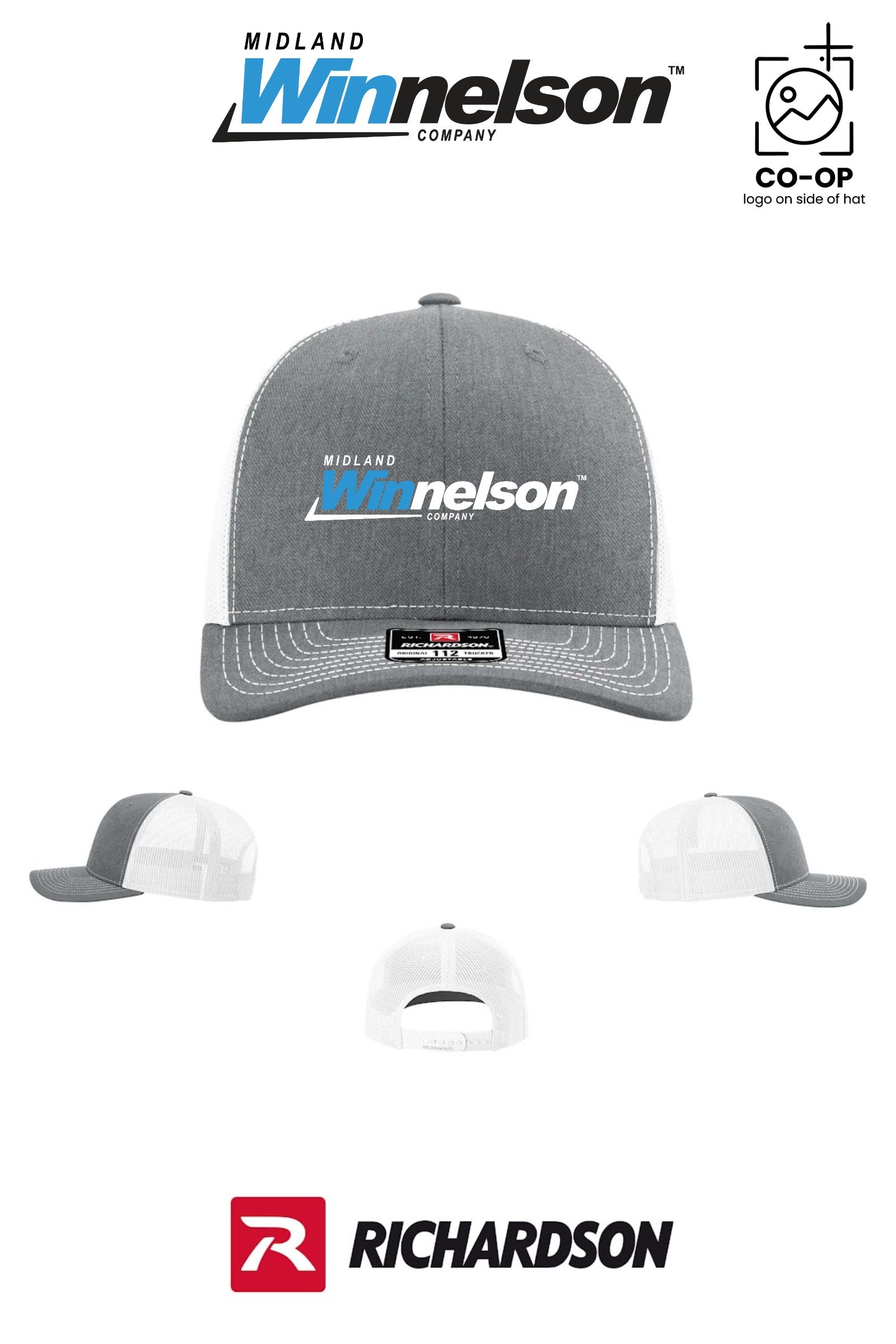 Richardson 112 Trucker Cap - Midland Winnelson