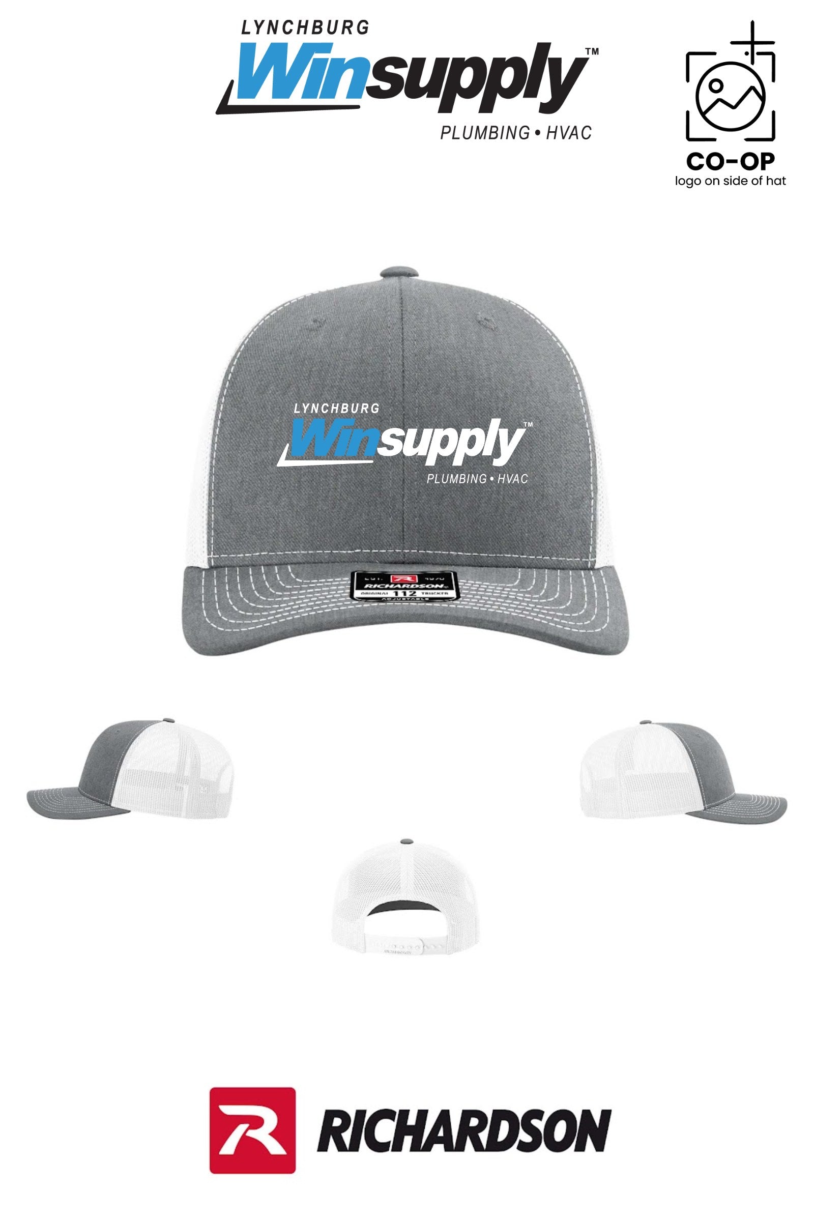 Richardson 112 Trucker Cap - Lynchburg Winsupply