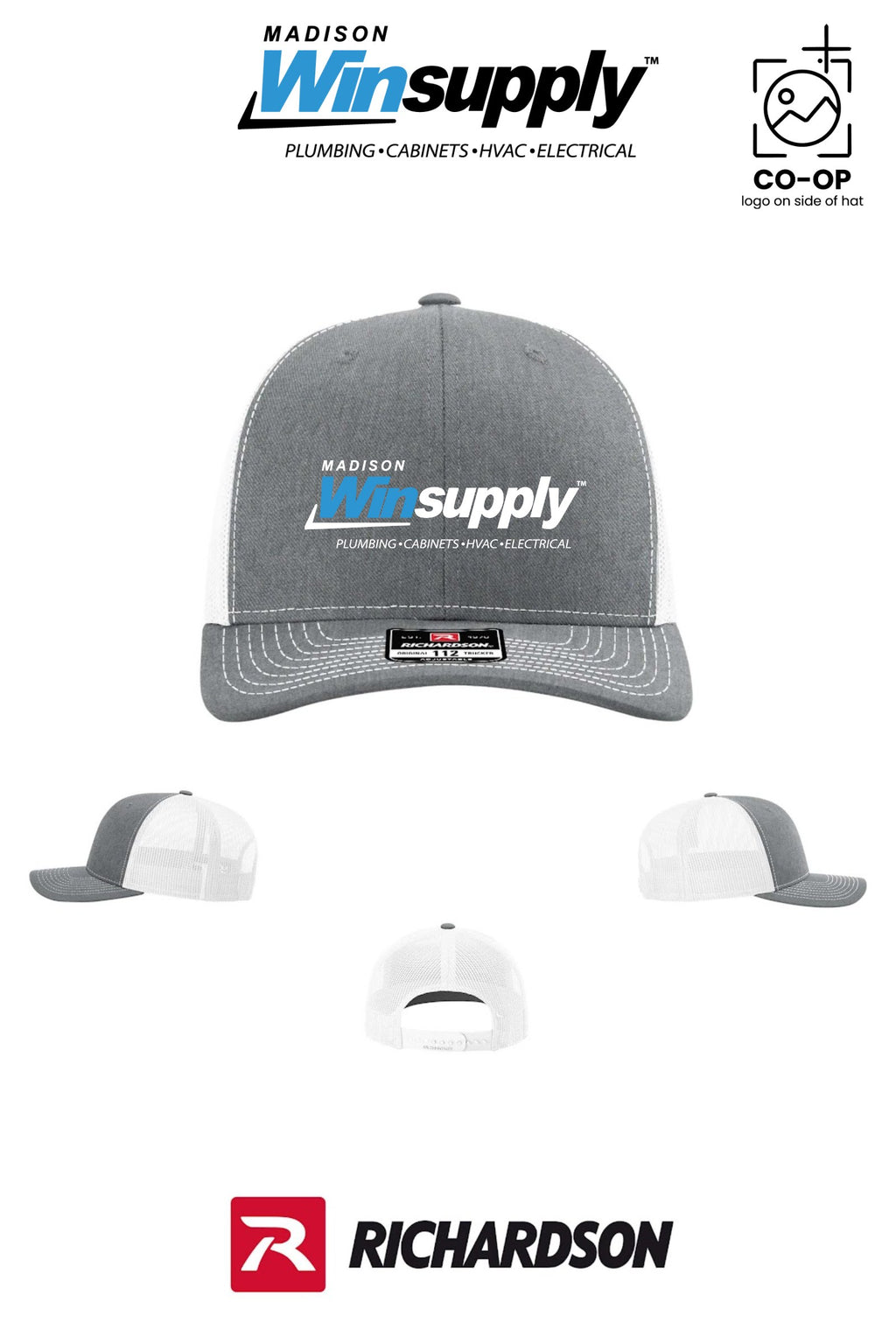 Richardson 112 Trucker Cap - Madison Winsupply