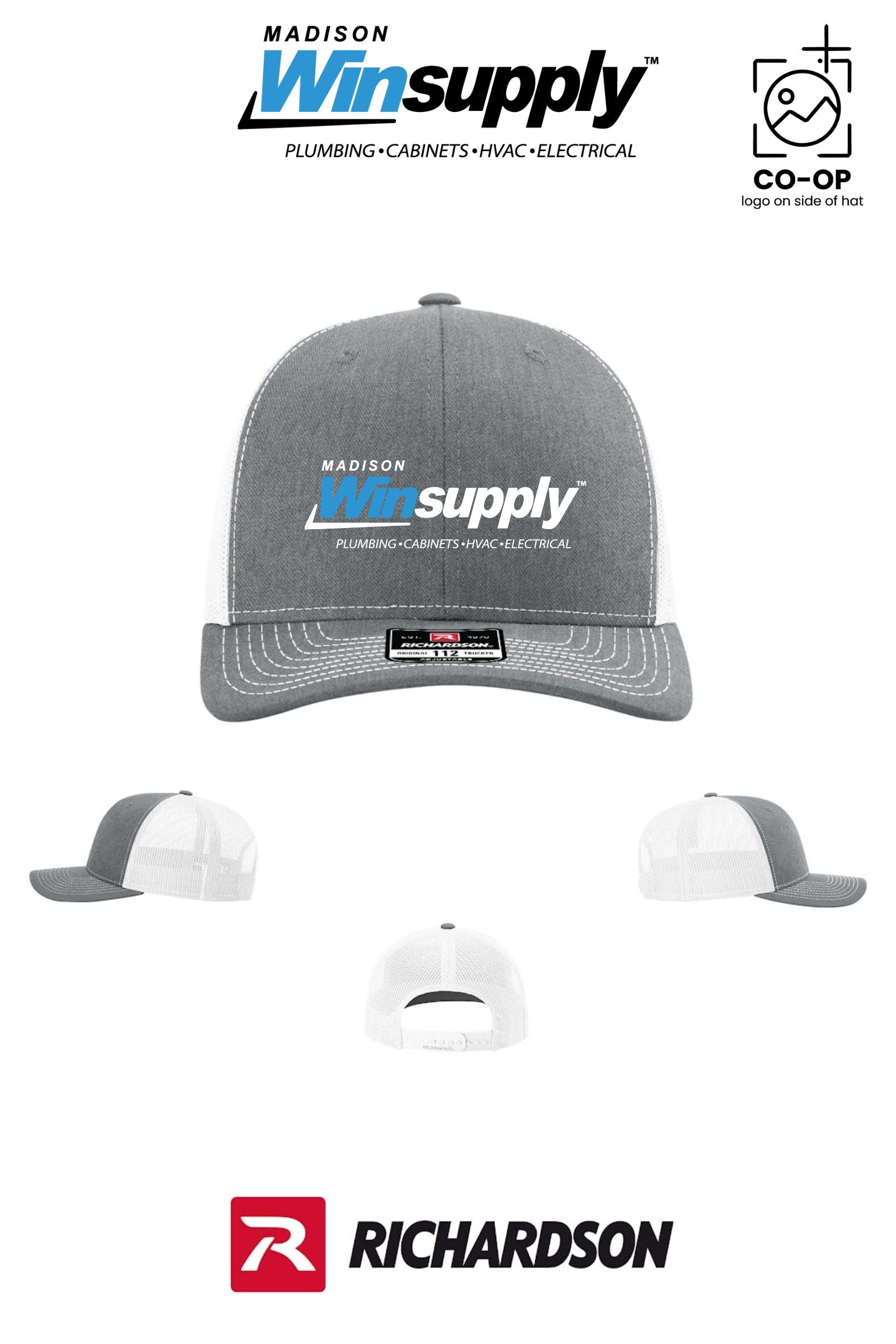 Richardson 112 Trucker Cap - Madison Winsupply