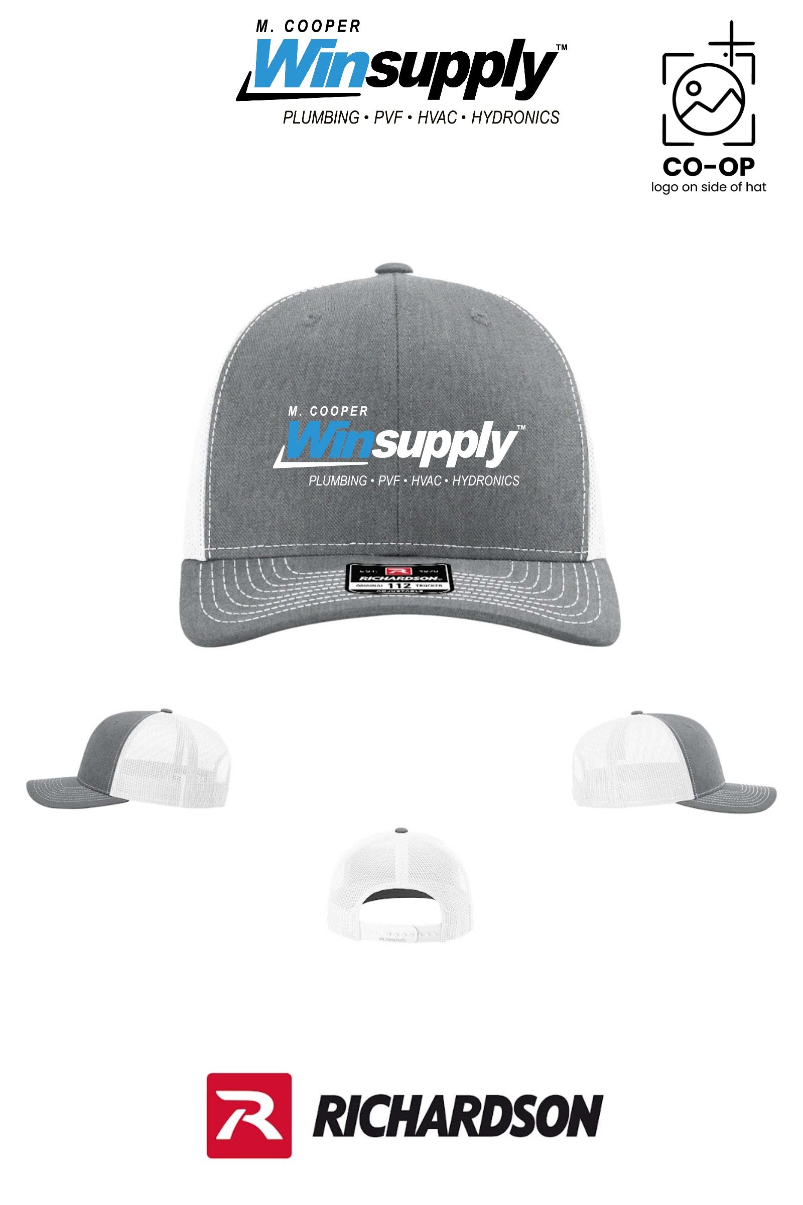 Richardson 112 Trucker Cap - M. Cooper Winsupply Co.