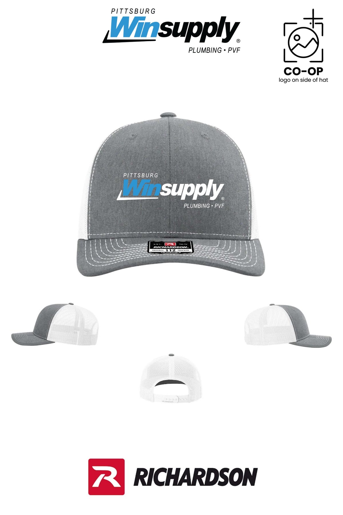 Richardson 112 Trucker Cap - Pittsburg Winsupply