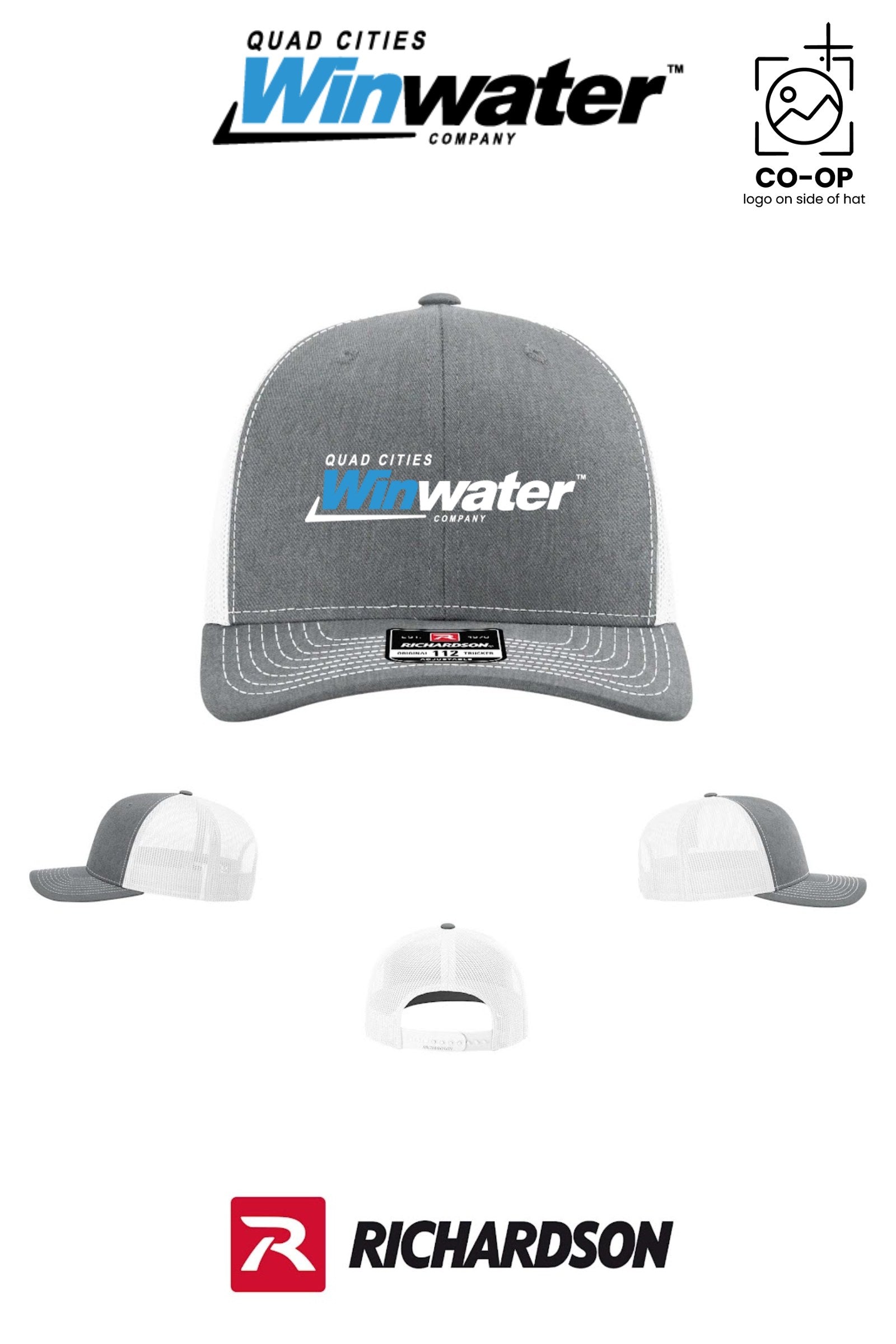 Richardson 112 Trucker Cap - Quad Cities Winwater