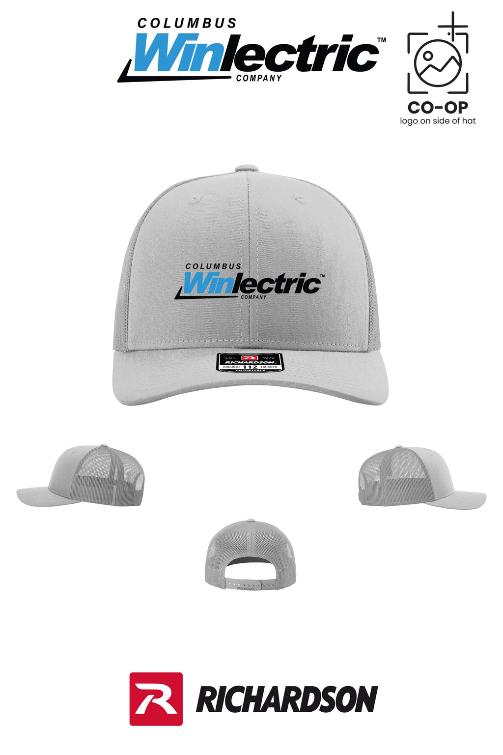 Richardson 112 Trucker Cap - Columbus Winlectric