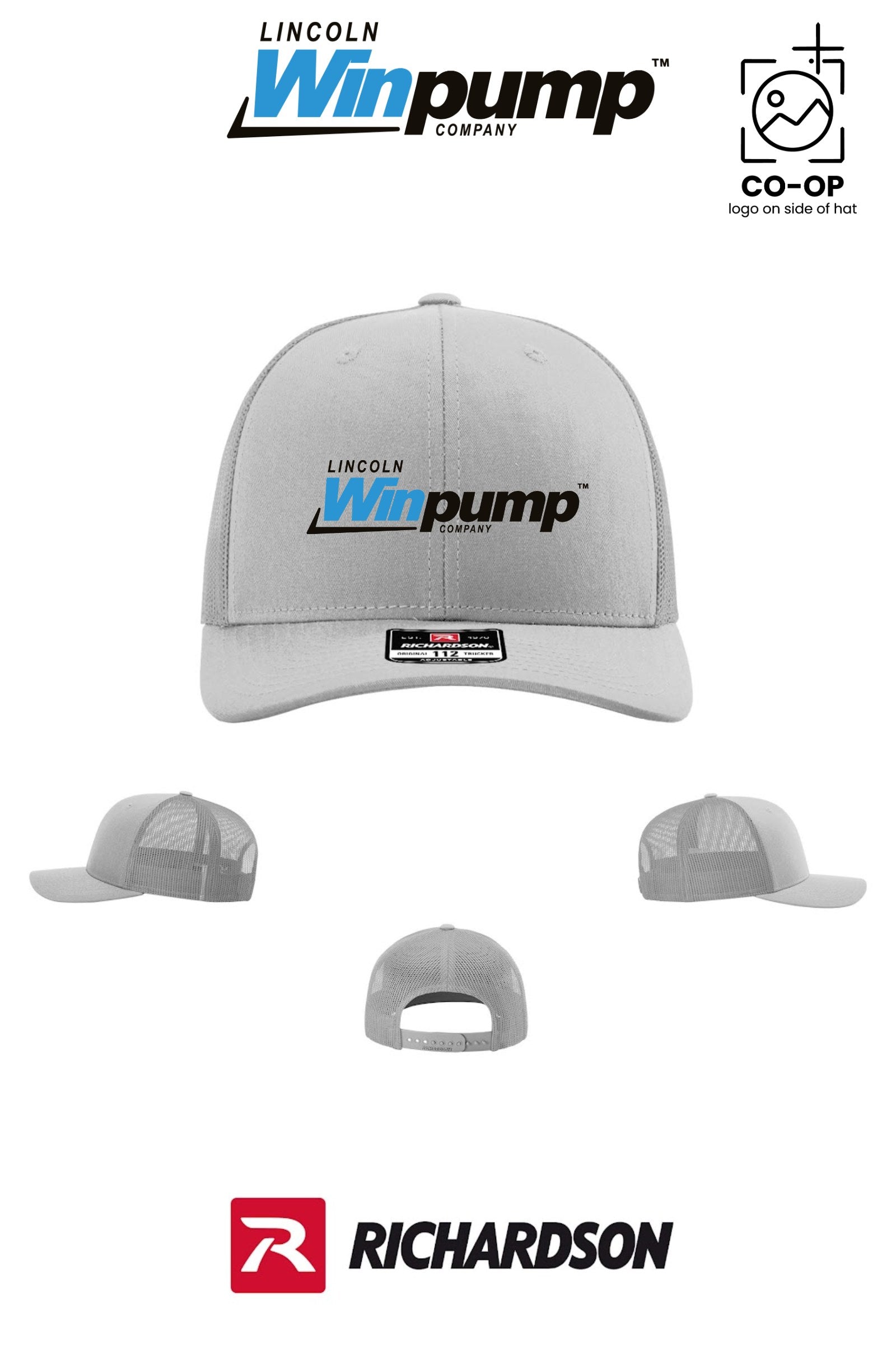 Richardson 112 Trucker Cap - Lincoln Winpump